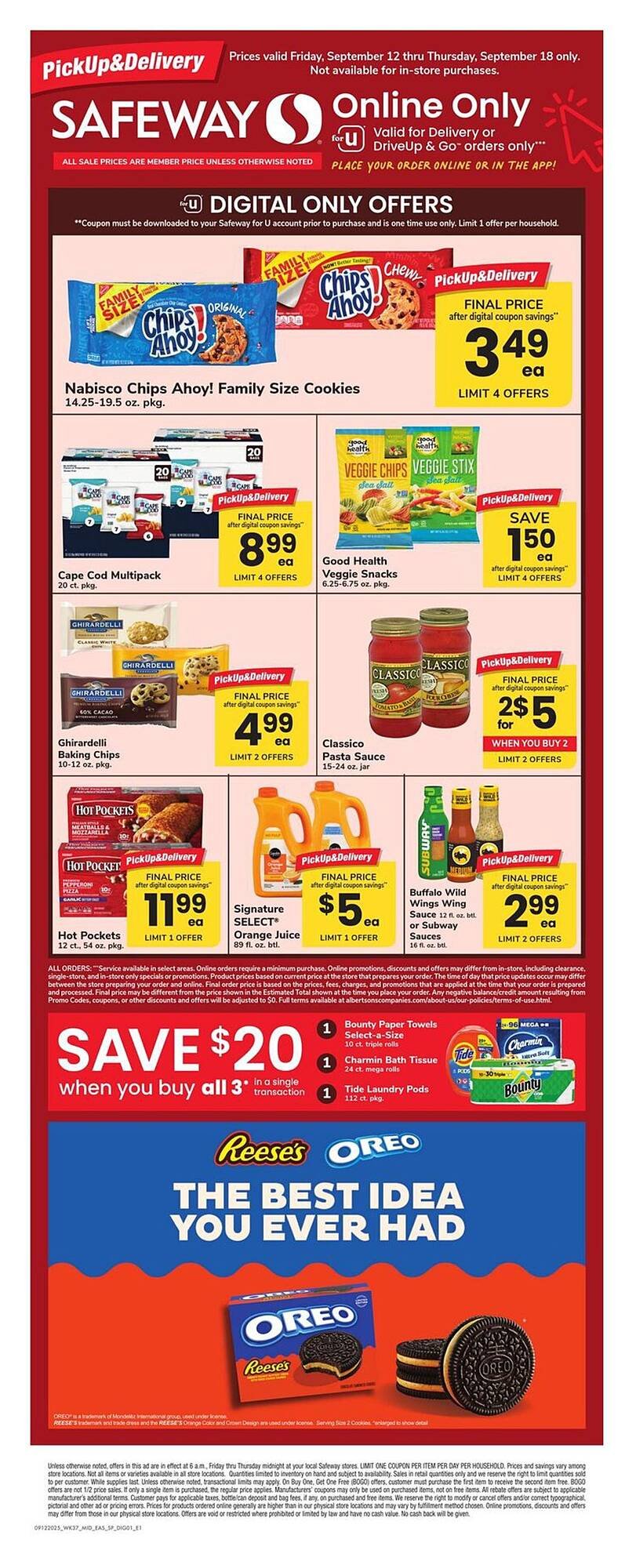 Safeway weekly ad (2025-09-12 - 2025-09-18) | 1
