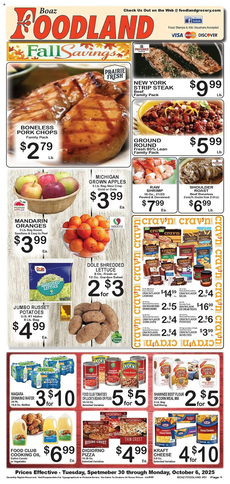 Foodland weekly ad (2025-09-30 - 2025-10-06) | 1
