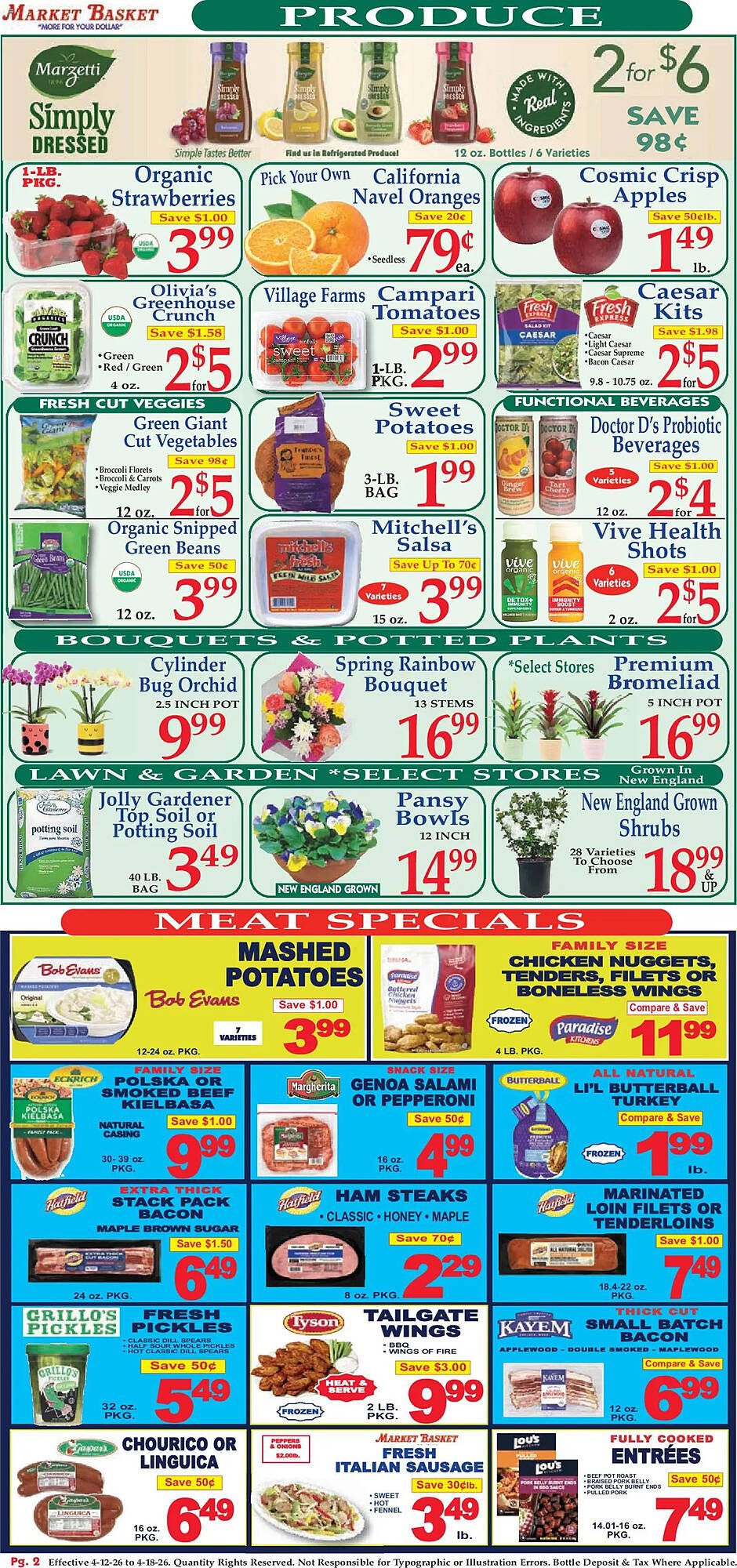 Market Basket weekly ad