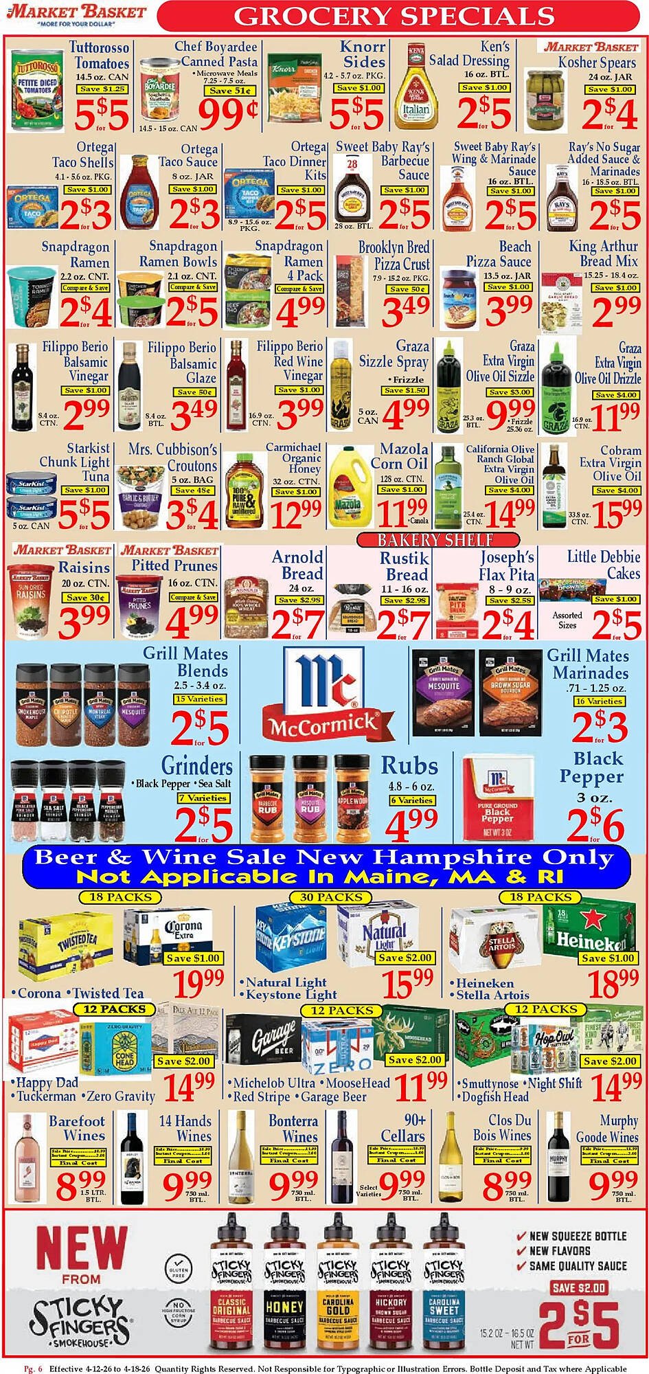 Market Basket weekly ad