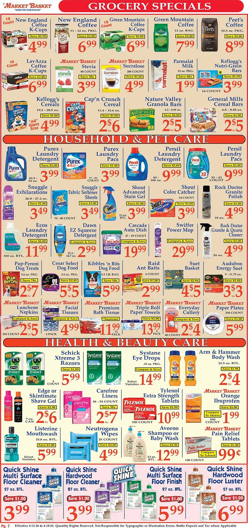 Market Basket weekly ad