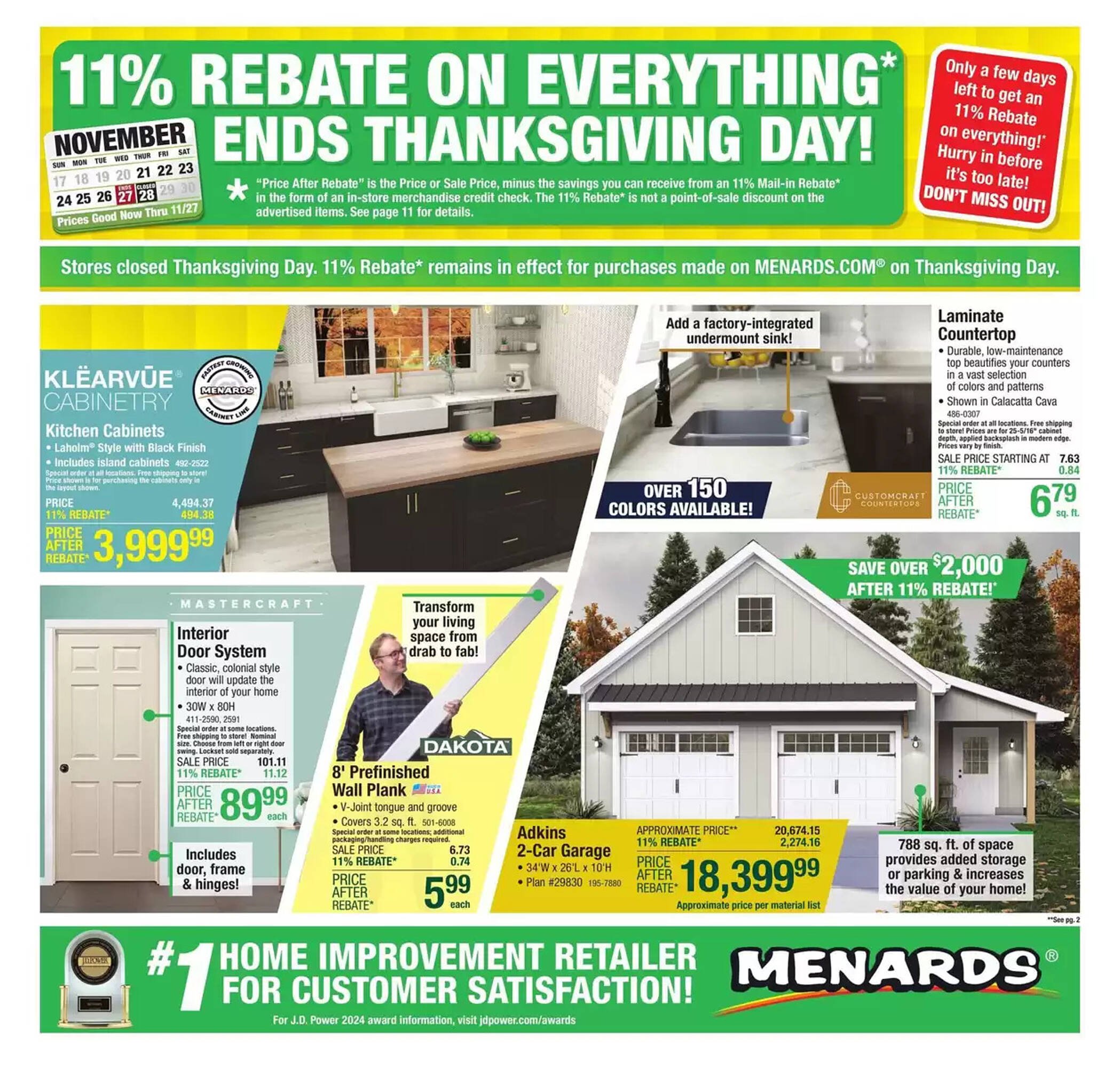 Menards Weekly Ad (2025-11-17 - 2025-11-27) | 1