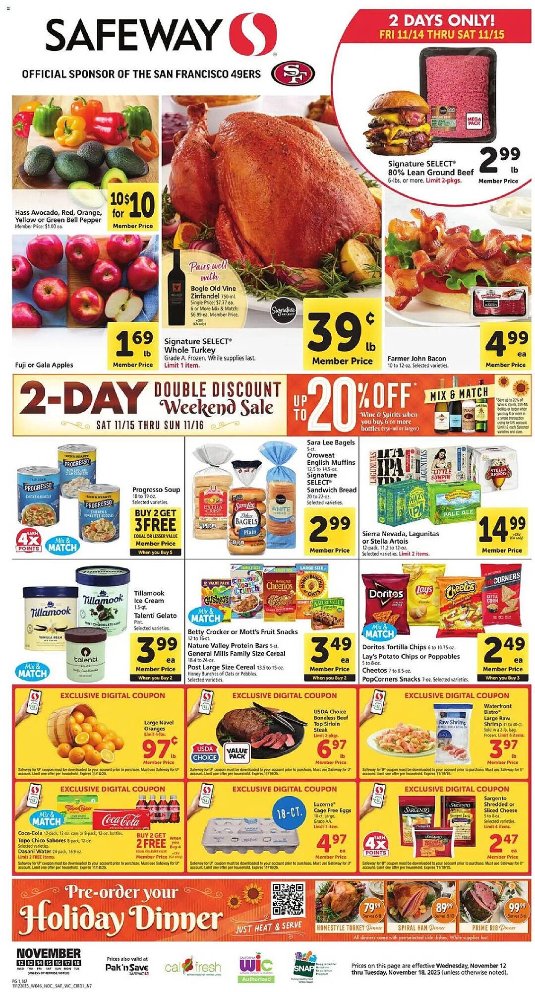 Safeway weekly ad (2025-11-12 - 2025-11-18) | 1