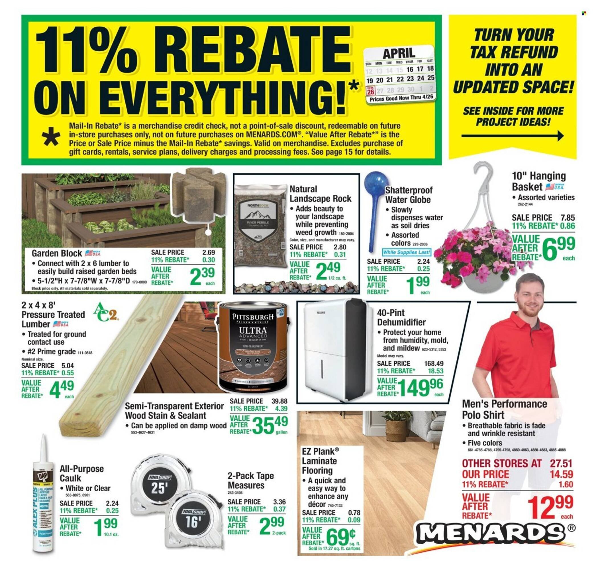 Menards weekly ad