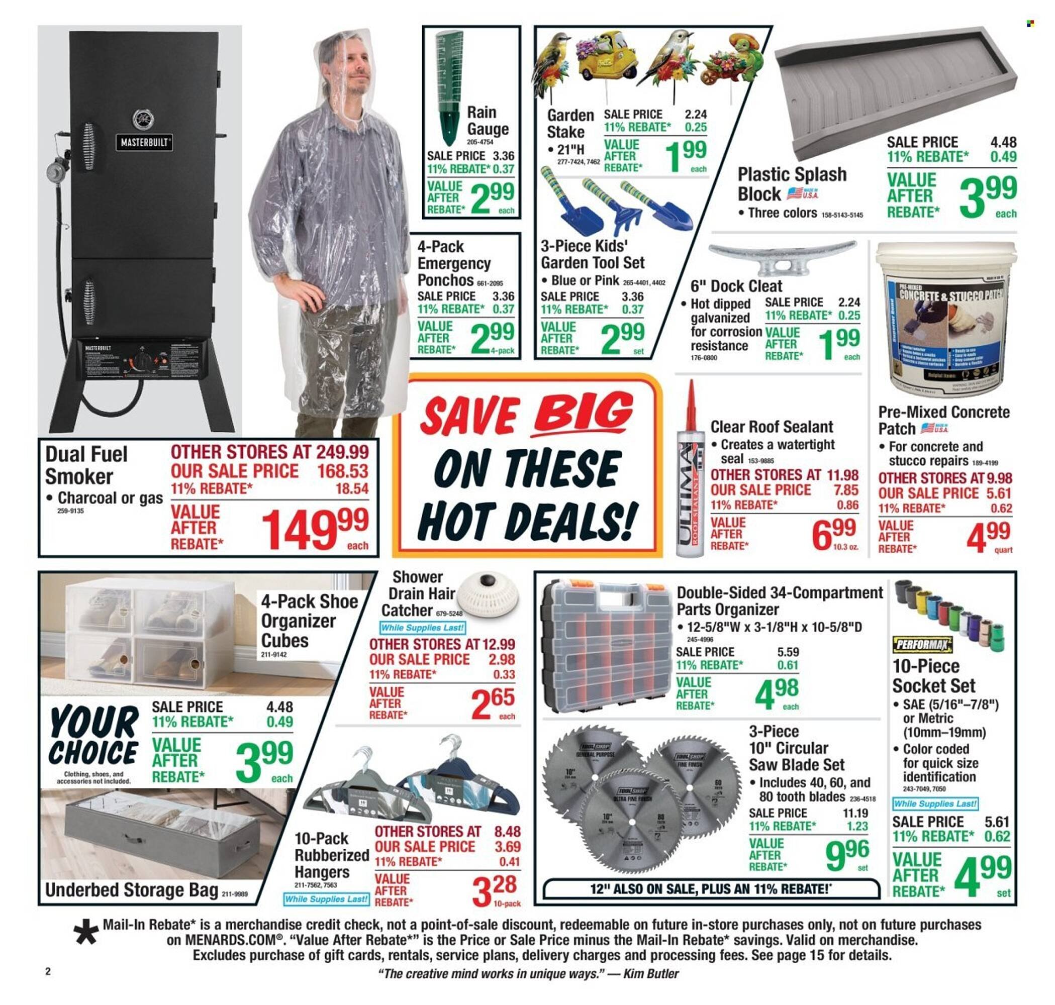 Menards weekly ad