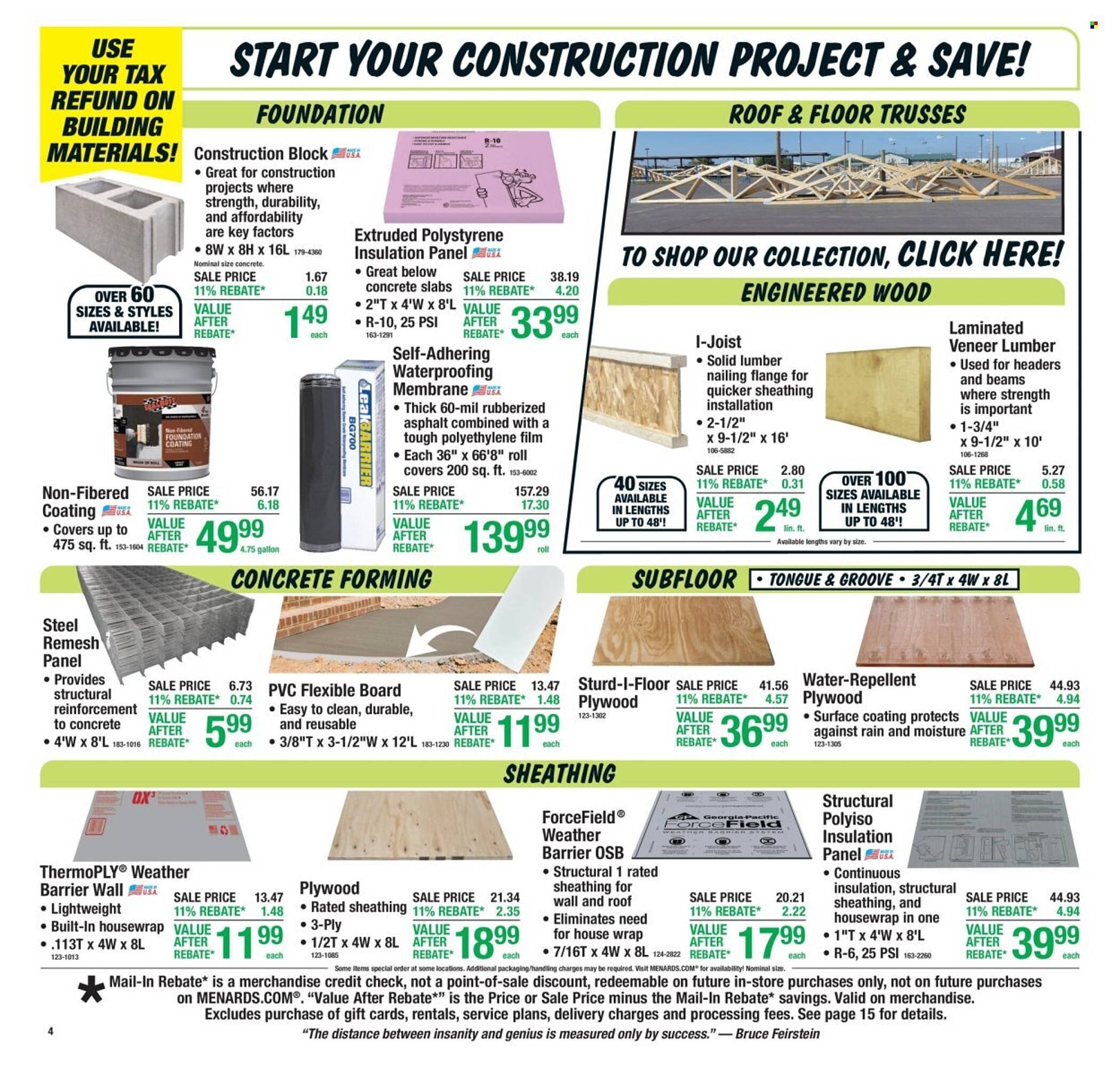 Menards weekly ad