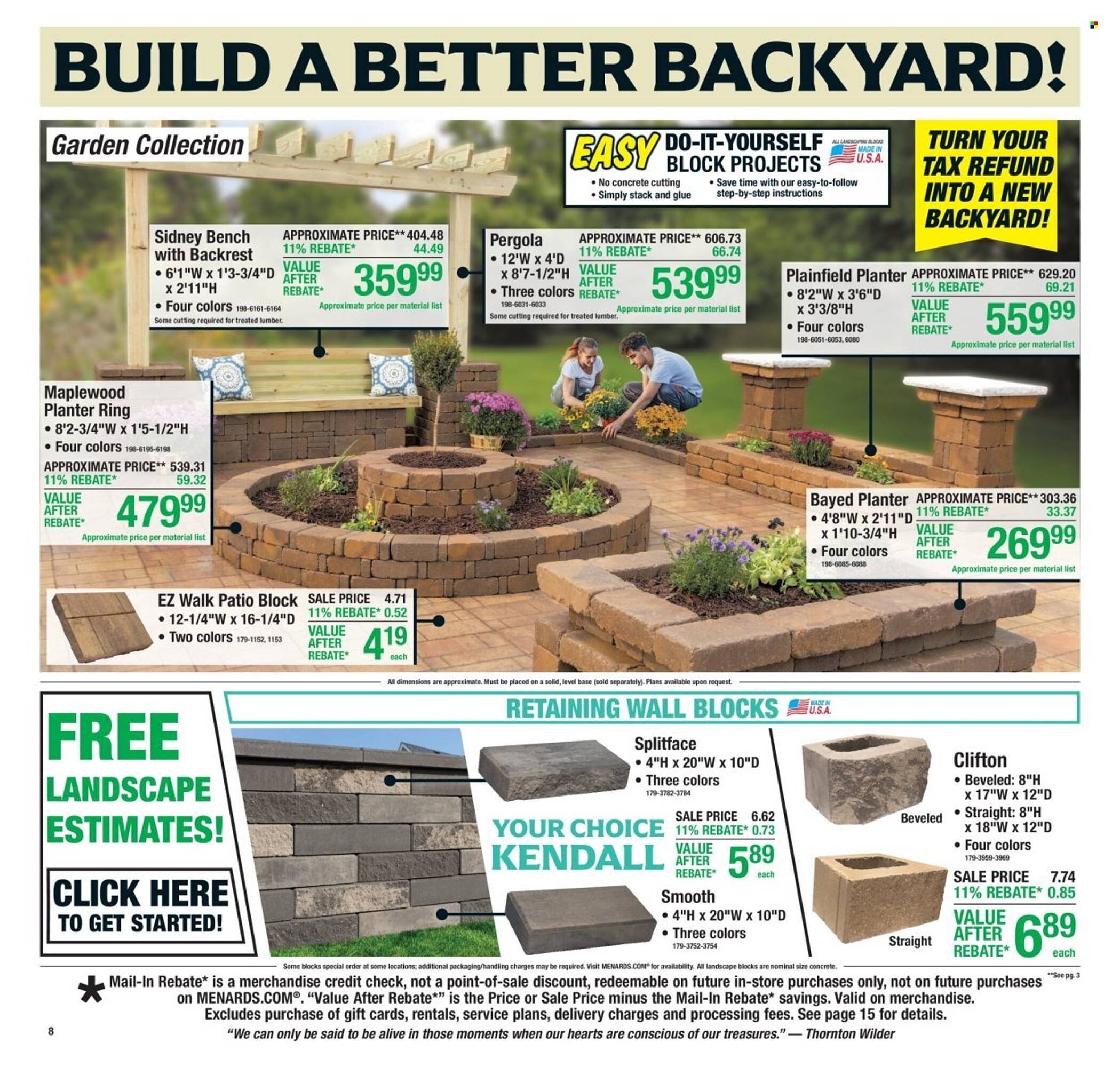 Menards weekly ad
