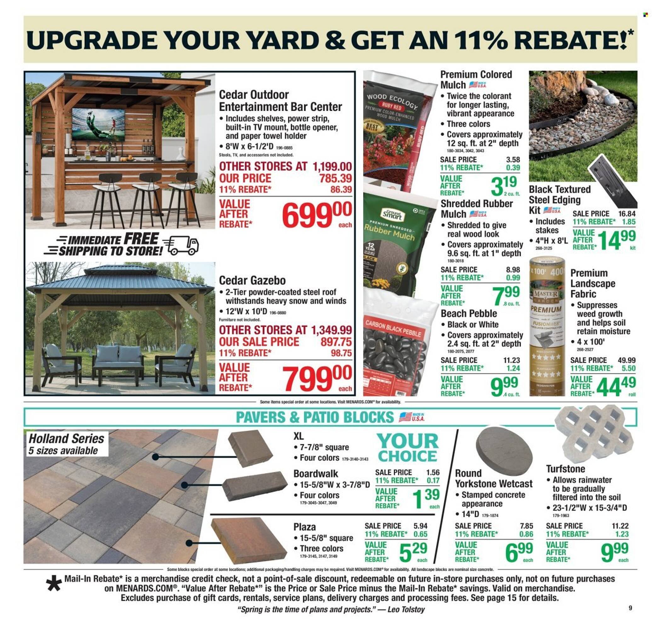 Menards weekly ad