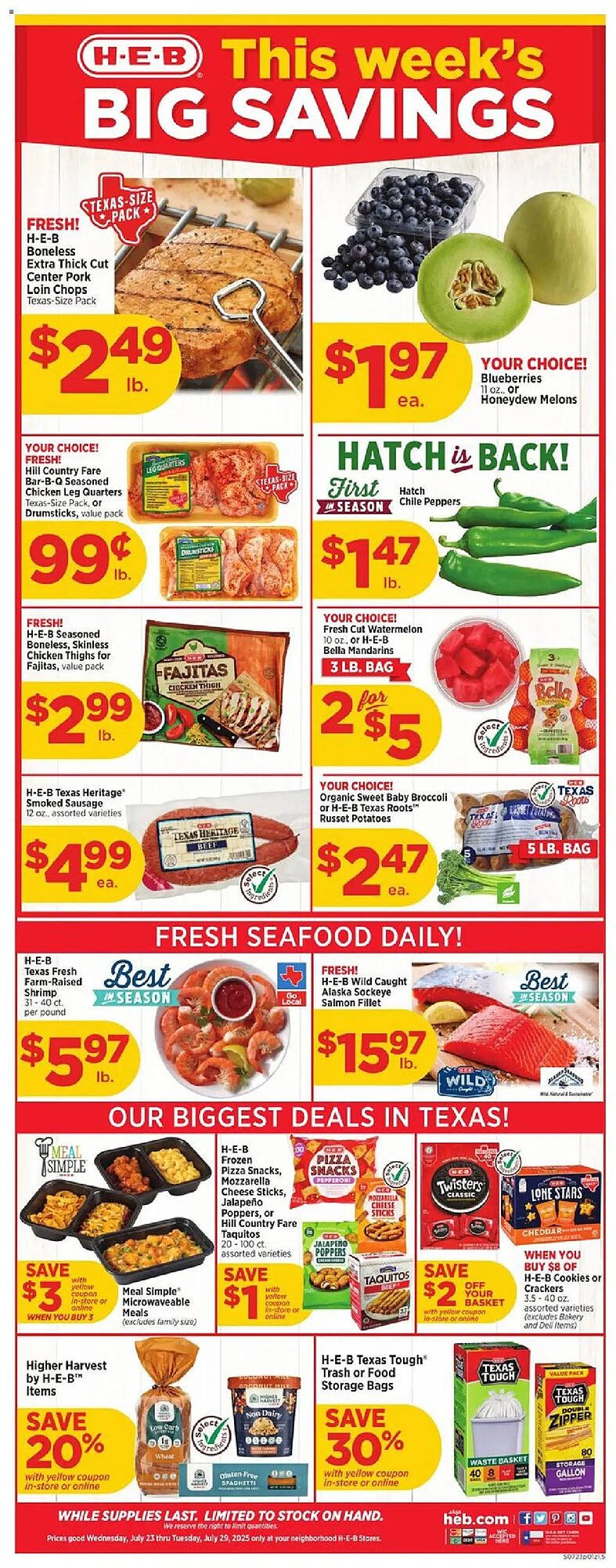 H-E-B Weekly Ad (2025-07-23 - 2025-07-30) | 1
