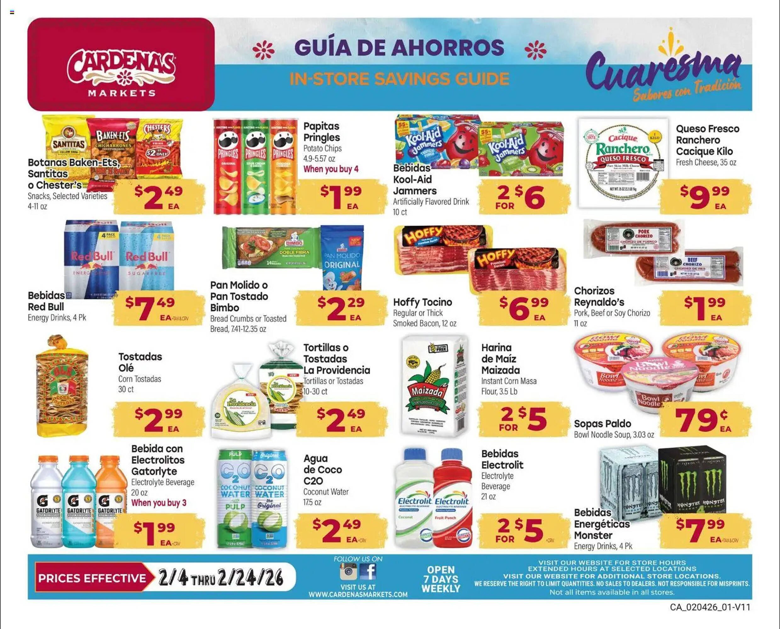 Cardenas weekly ad