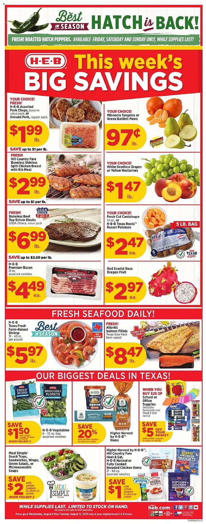 H-E-B Weekly Ad (2025-08-06 - 2025-08-12) | 1