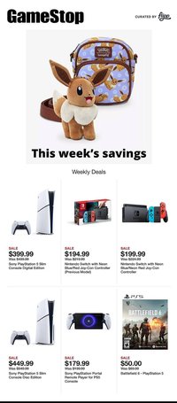 Game Stop weekly ad