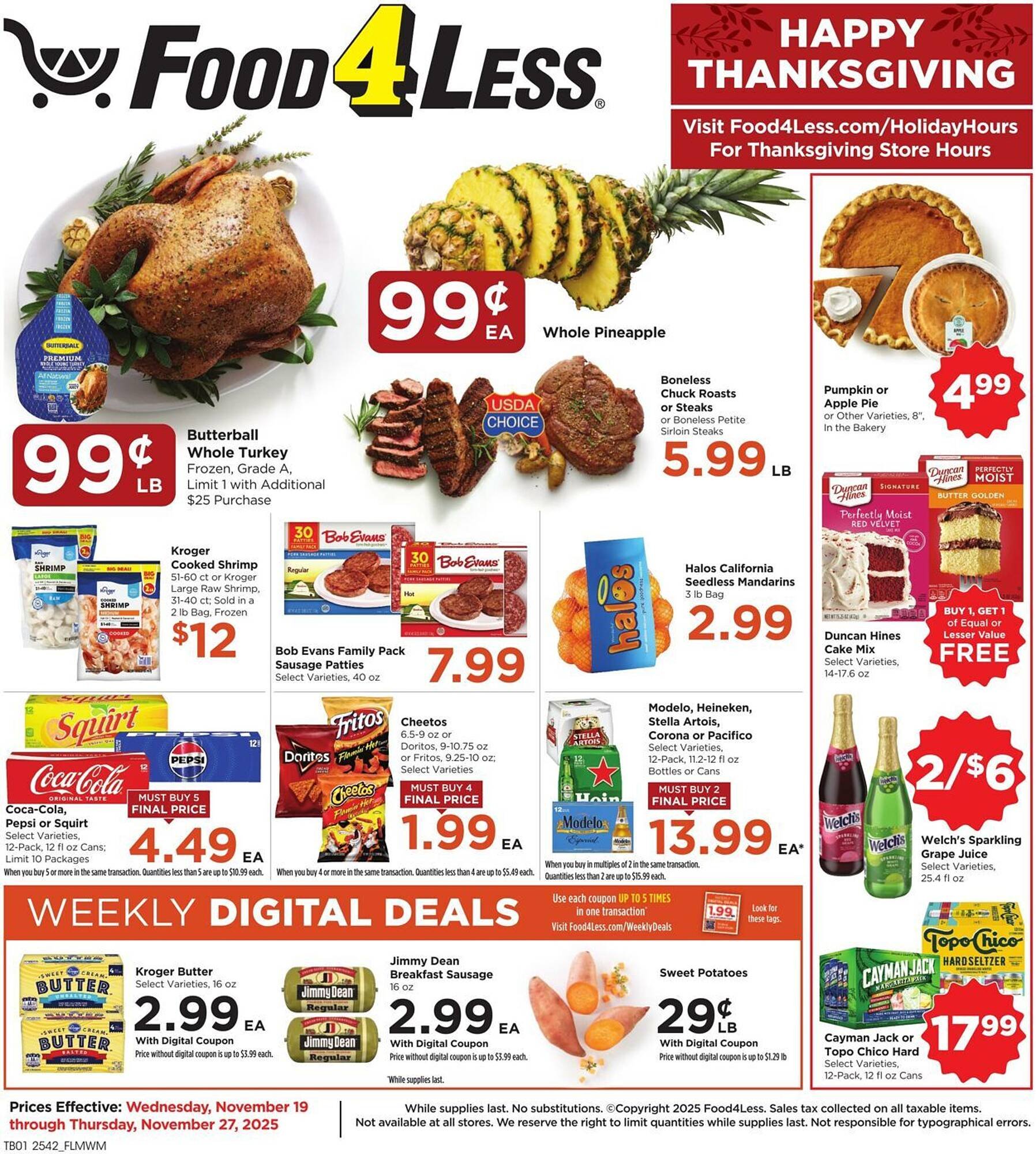 Food 4 Less weekly ad