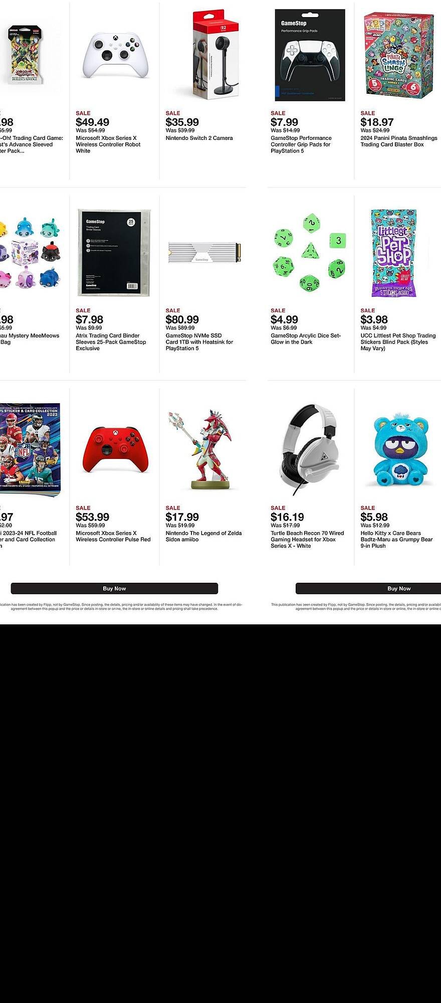 Game Stop weekly ad