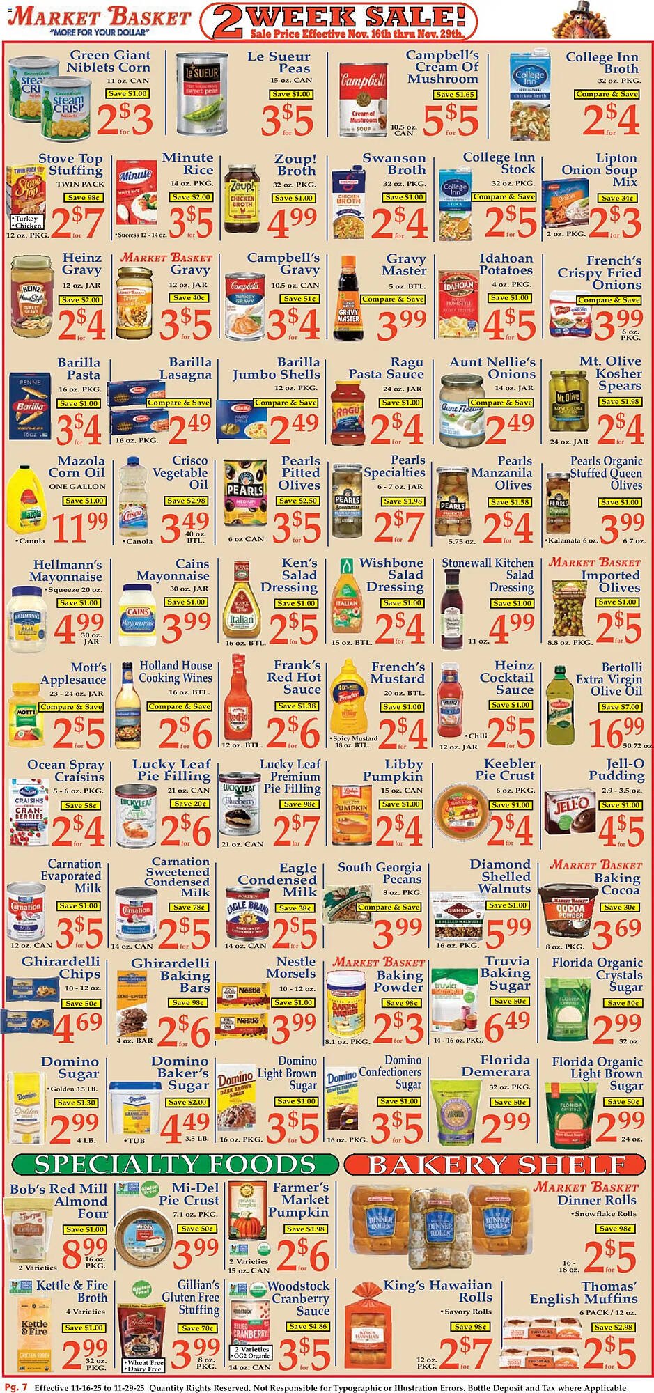 Market Basket weekly ad