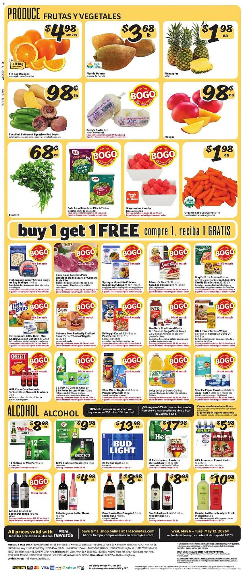Fresco y Más weekly ad