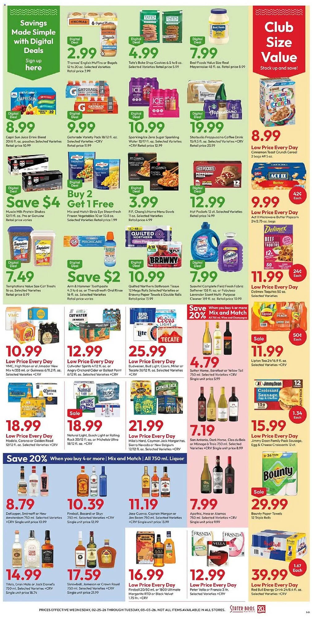 Stater Bros weekly ad
