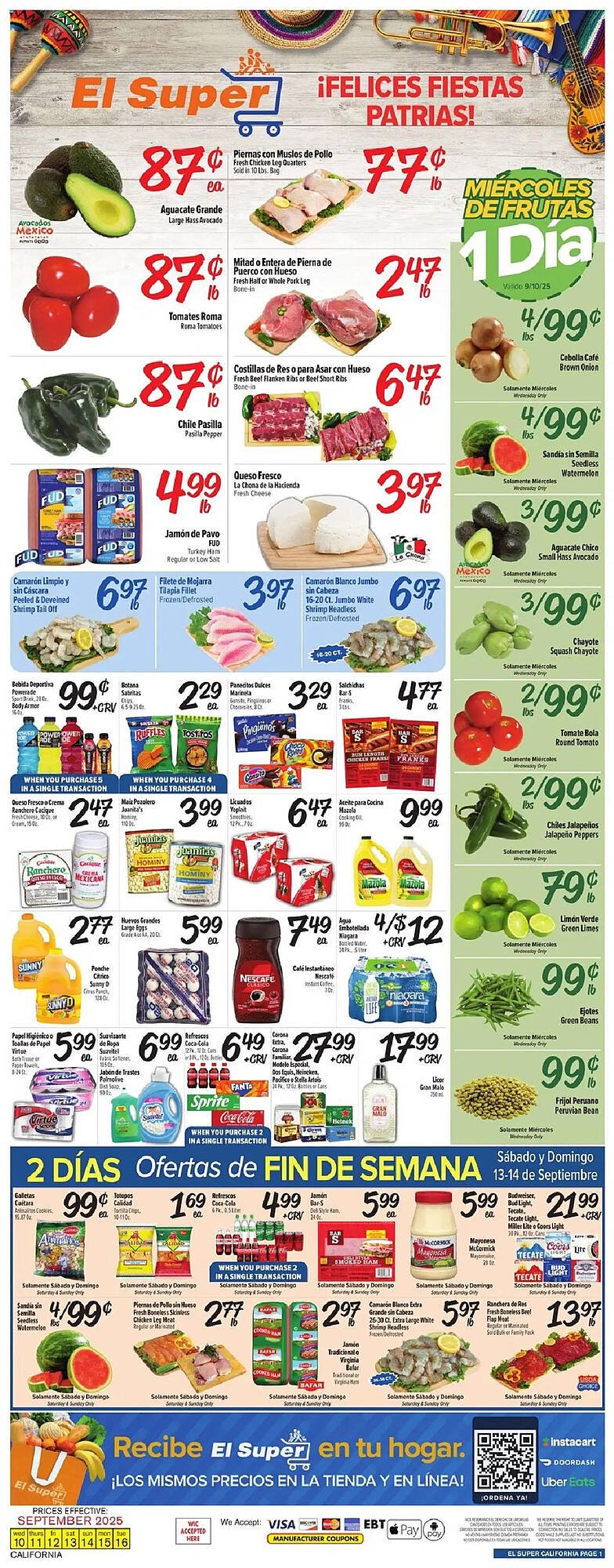 El Super weekly ad (2025-09-10 - 2025-09-17) | 1