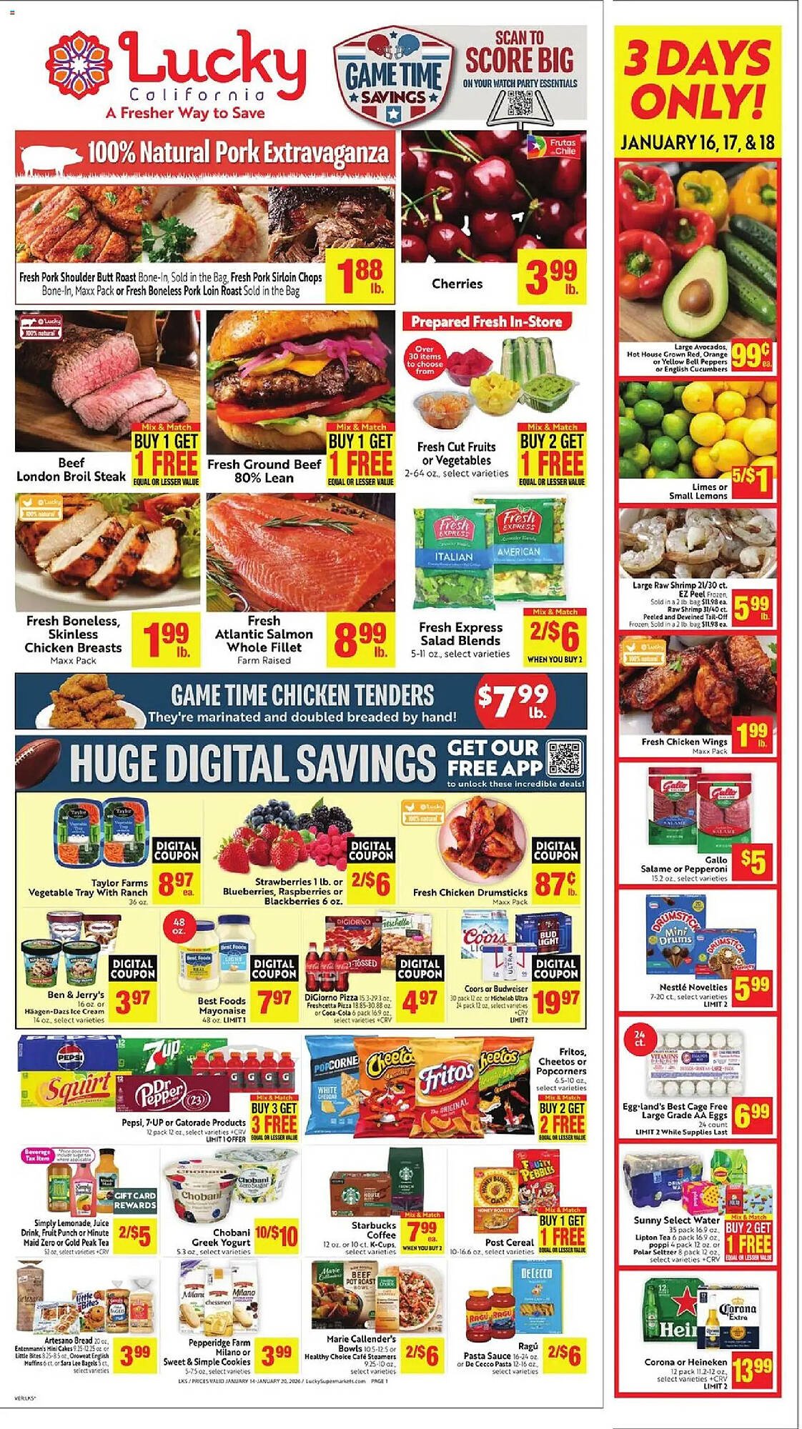 Lucky Supermarkets weekly ad