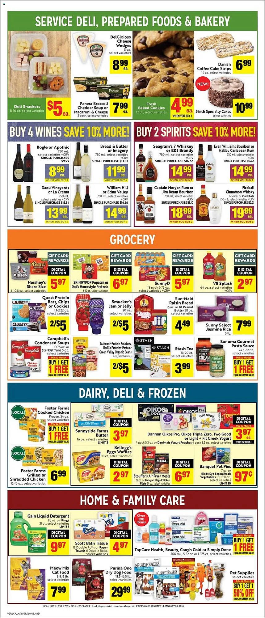 Lucky Supermarkets weekly ad