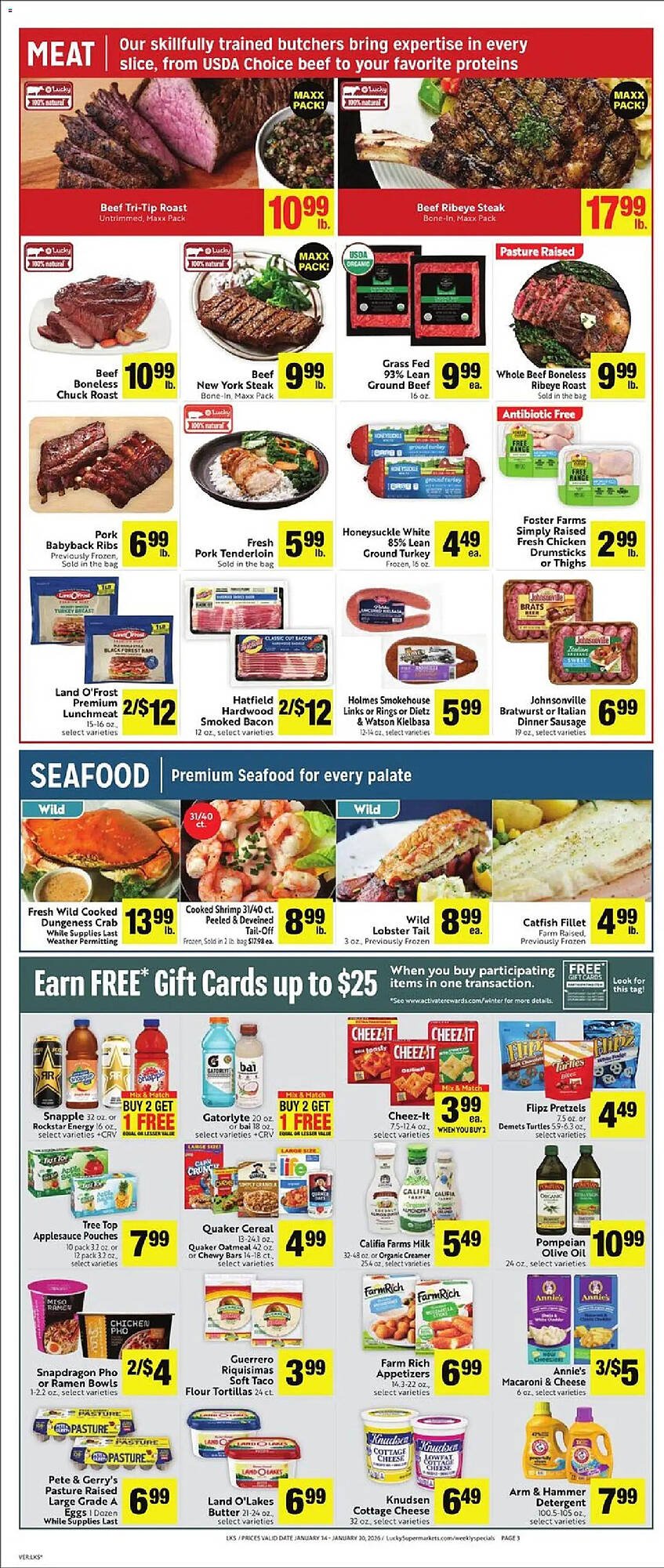 Lucky Supermarkets weekly ad