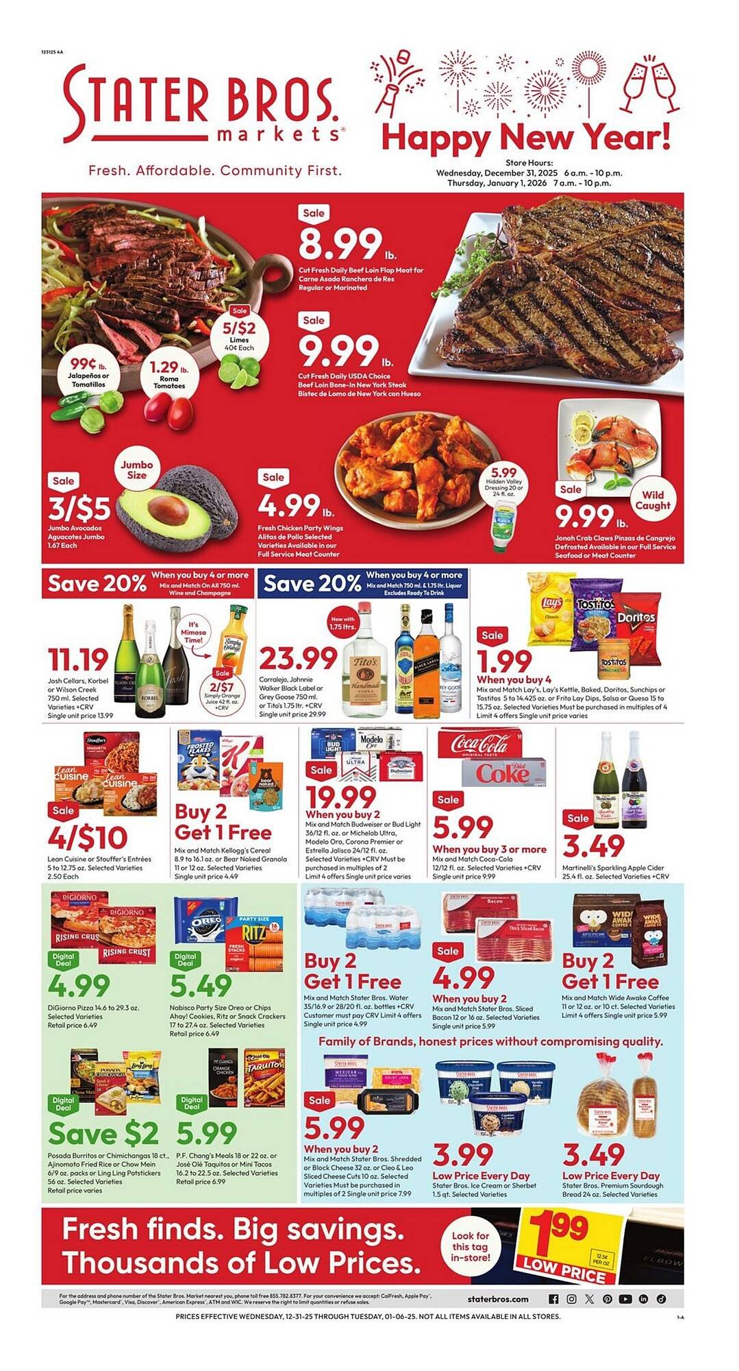 Stater Bros weekly ad