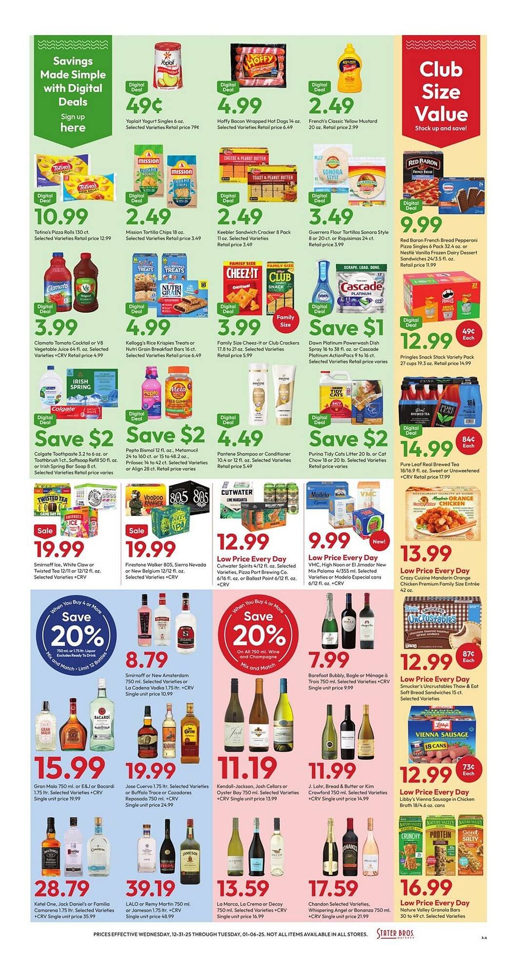Stater Bros weekly ad