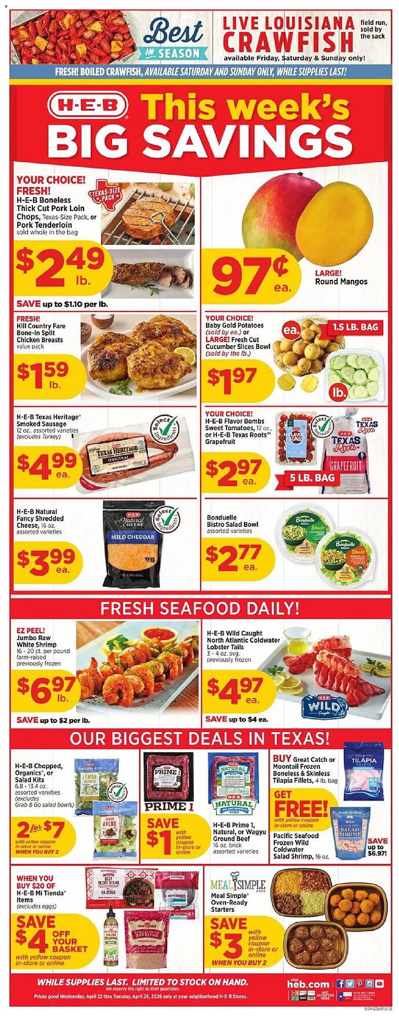 H-E-B weekly ad