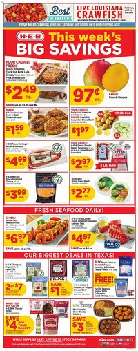 H-E-B weekly ad