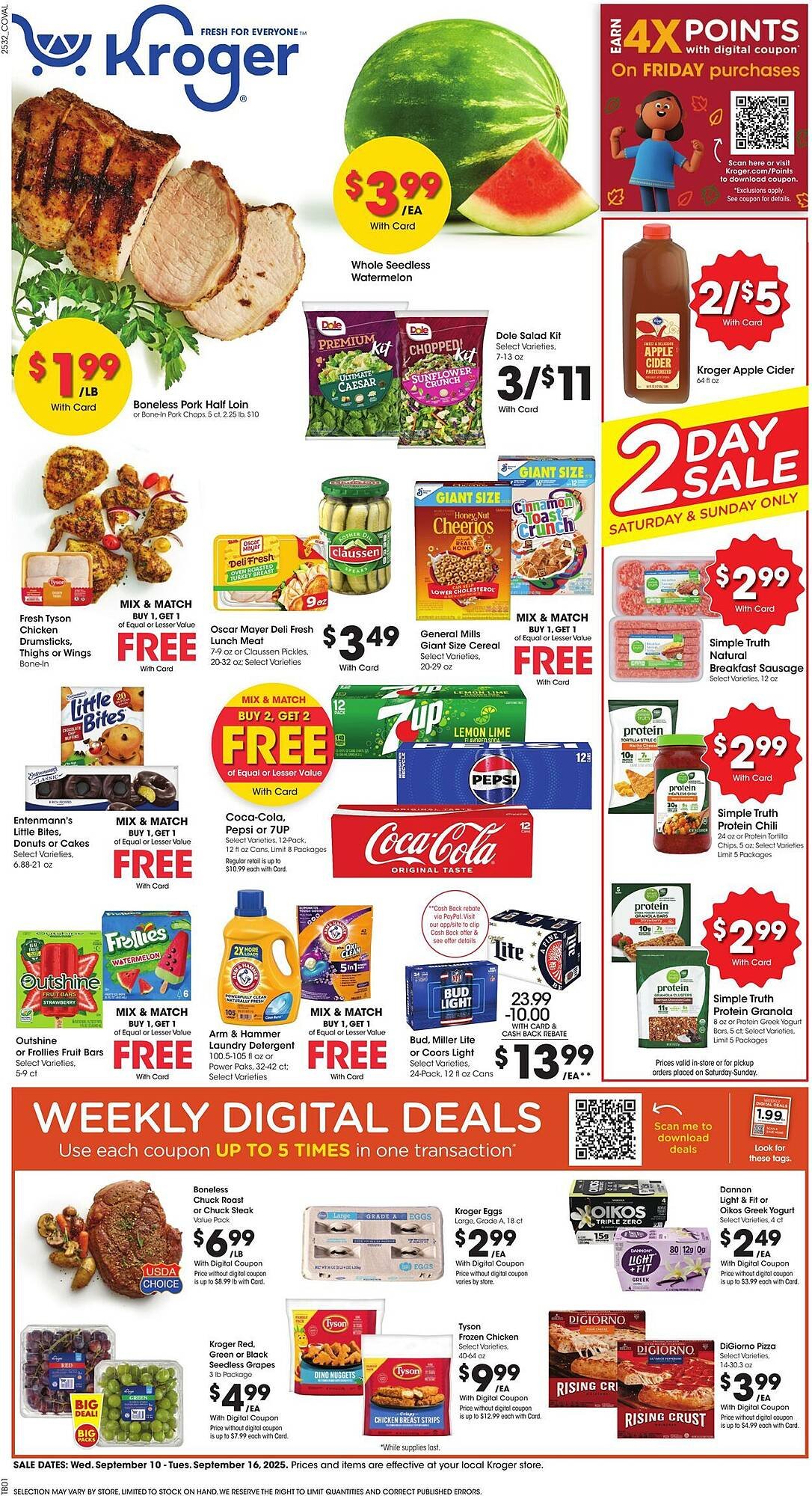Kroger weekly ad (2025-09-10 - 2025-09-16) | 1