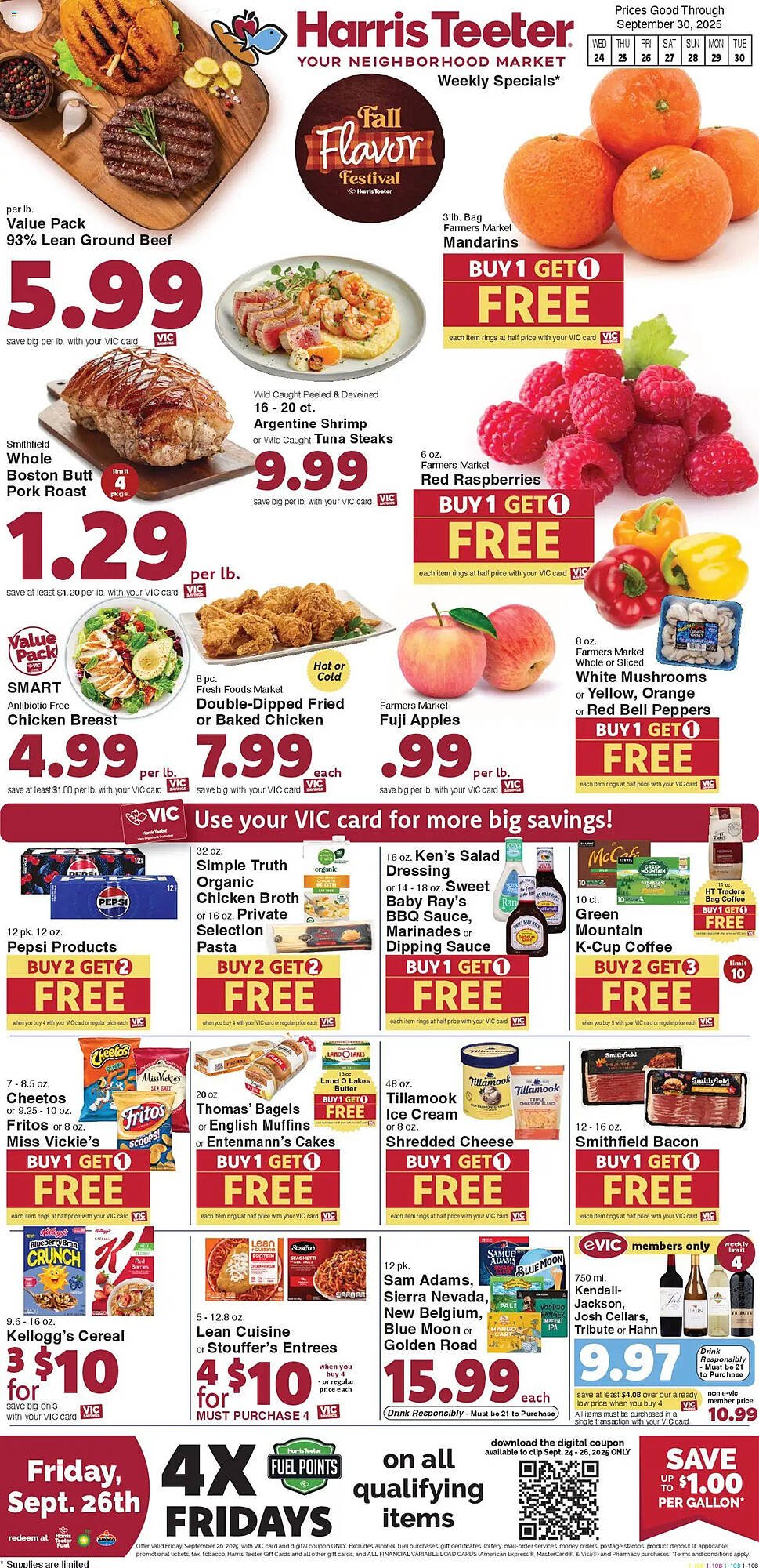 Harris Teeter weekly ad (2025-09-24 - 2025-10-01) | 1