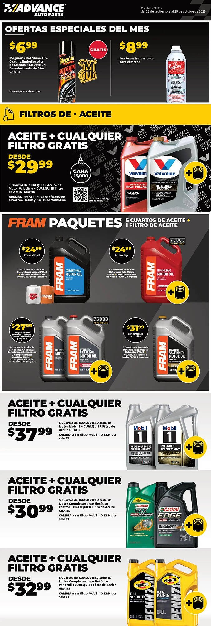 Advance Auto Parts flyer (2025-09-25 - 2025-10-29) | 1