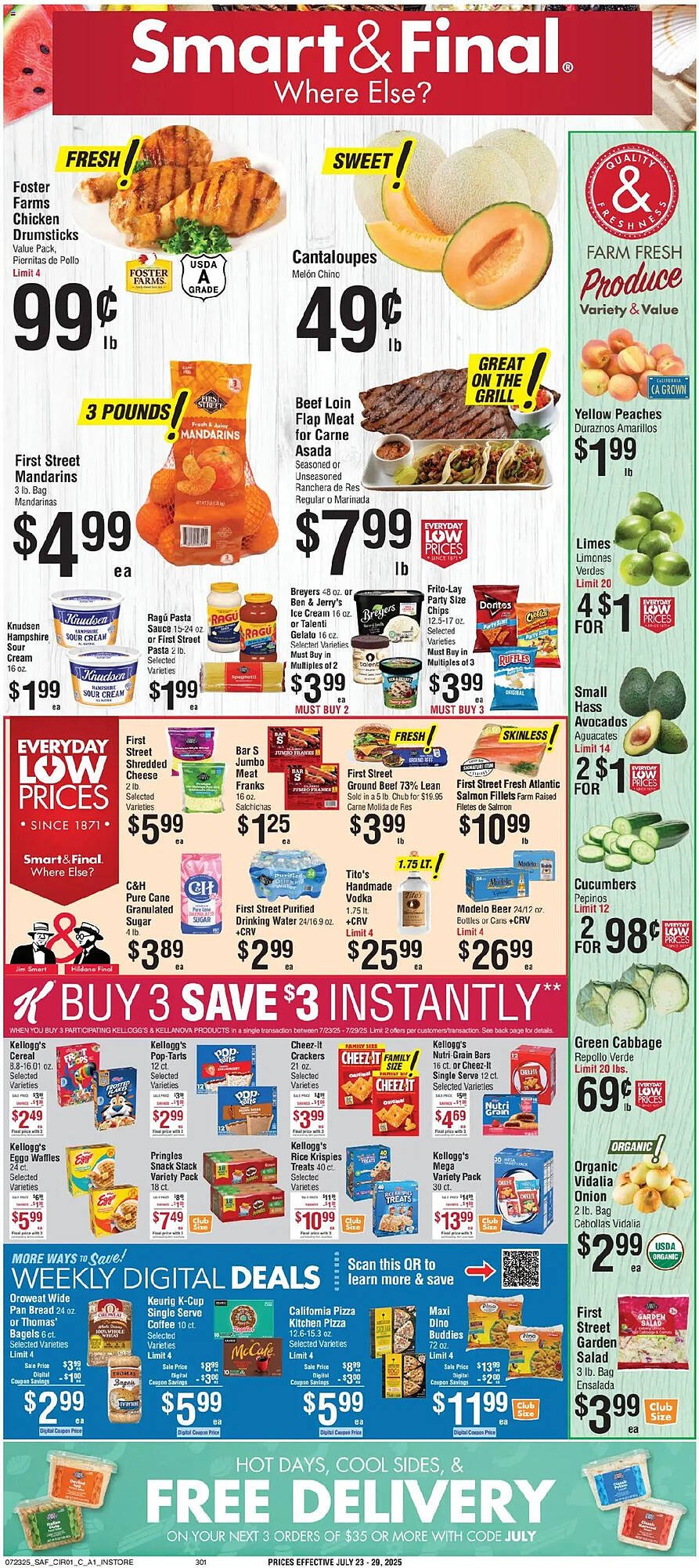 Smart &amp; Final Weekly Ad (2025-07-23 - 2025-07-29) | 1
