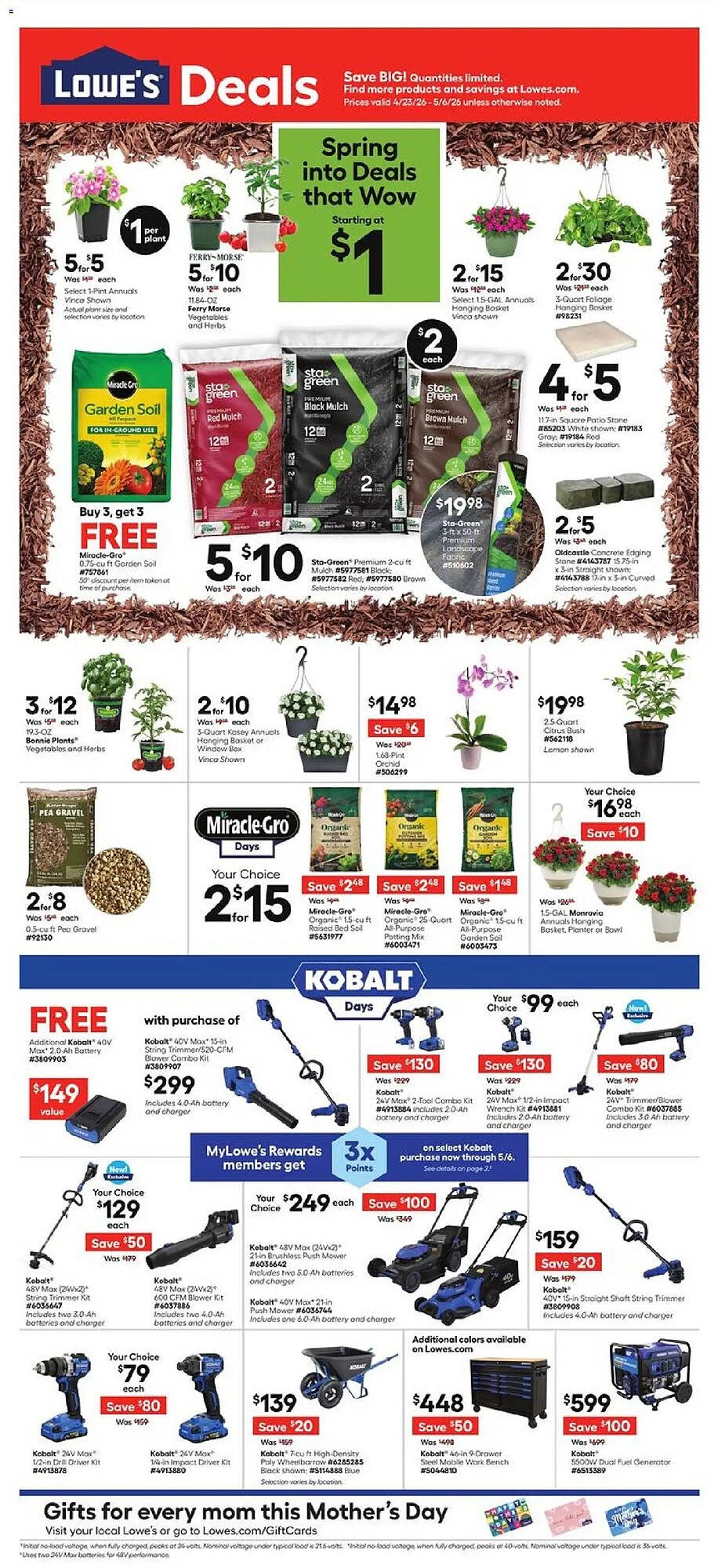 Lowe's weekly ad