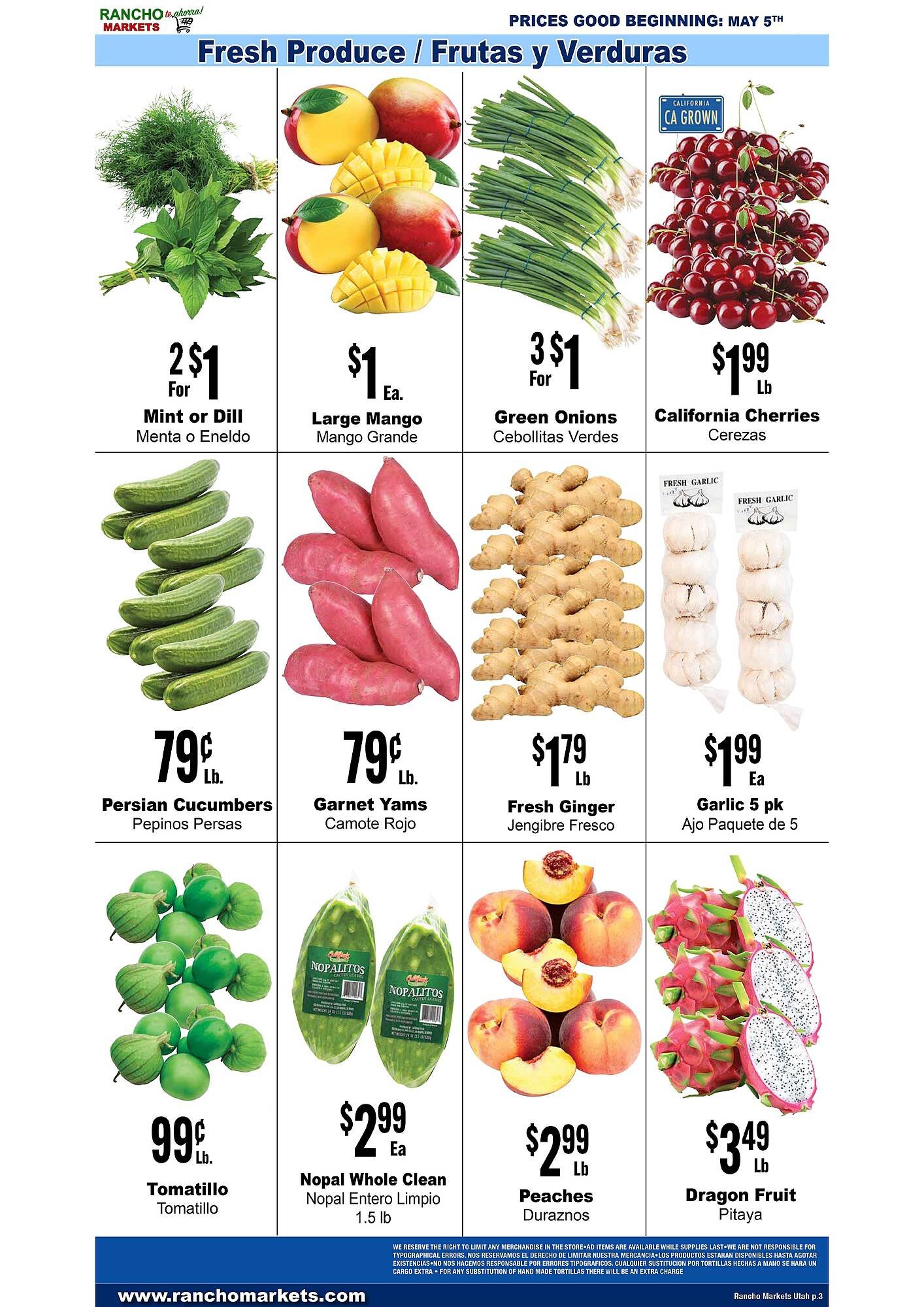 Rancho Markets weekly ad