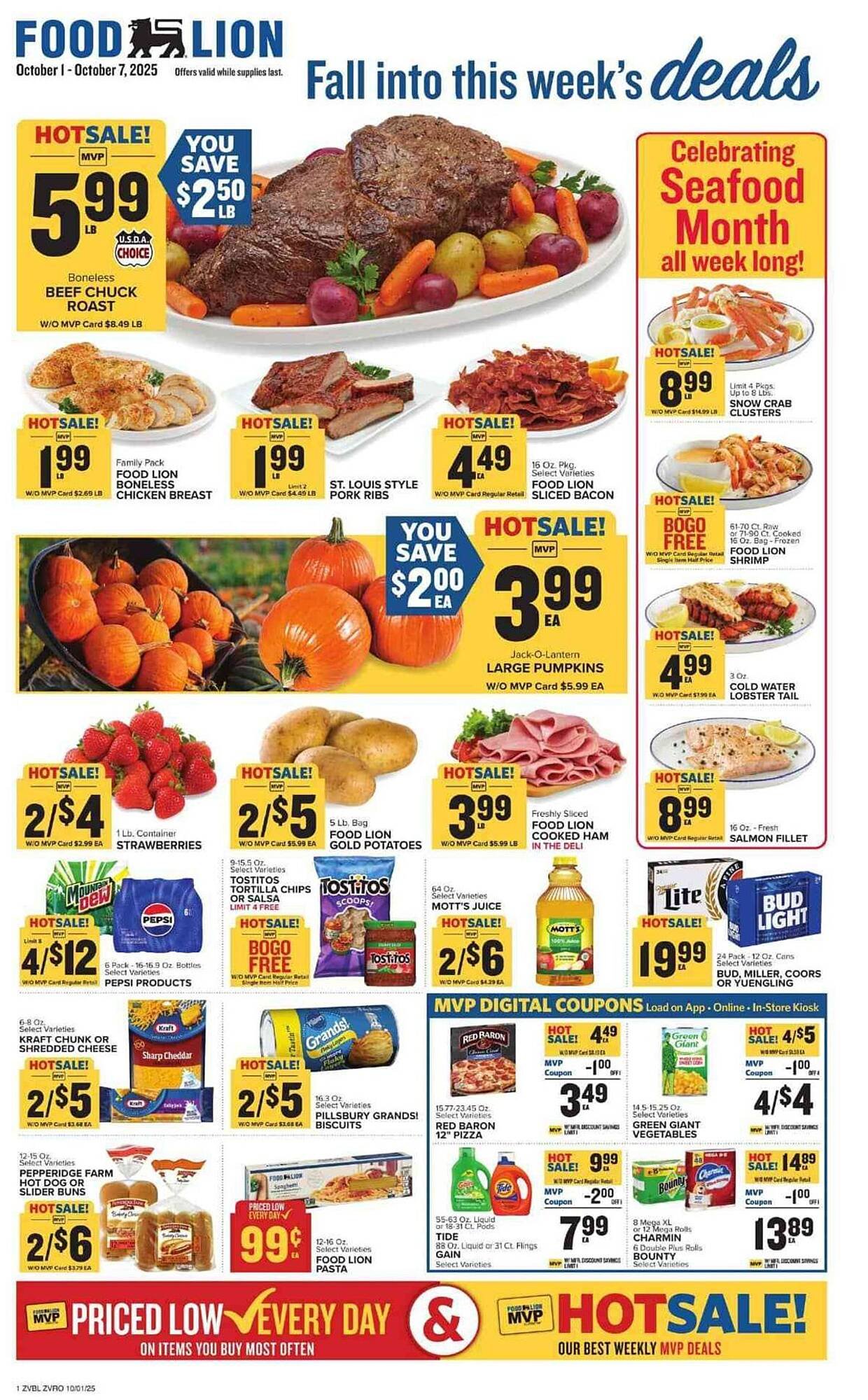 Food Lion weekly ad (2025-10-01 - 2025-10-07) | 1