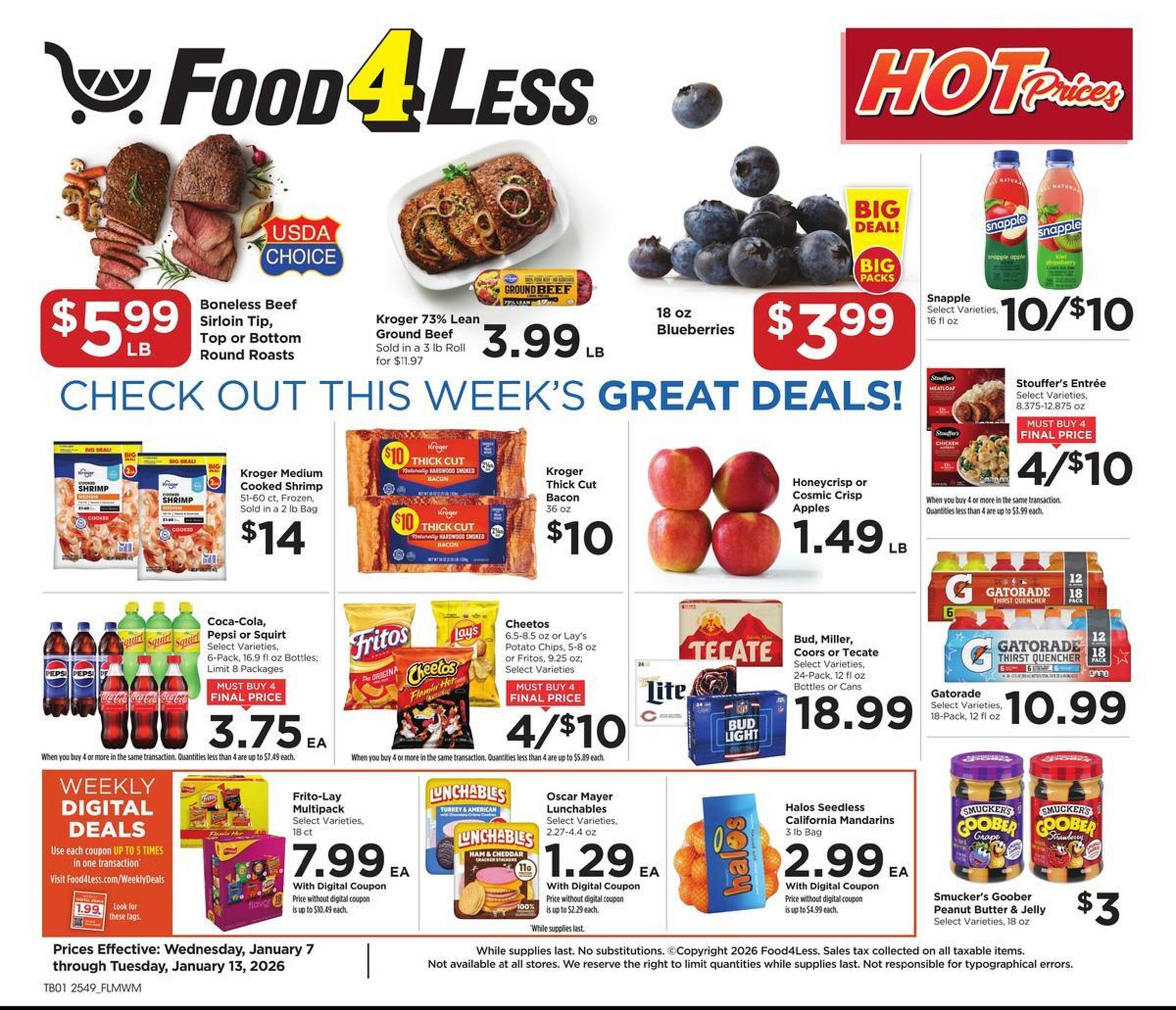 Food 4 Less weekly ad