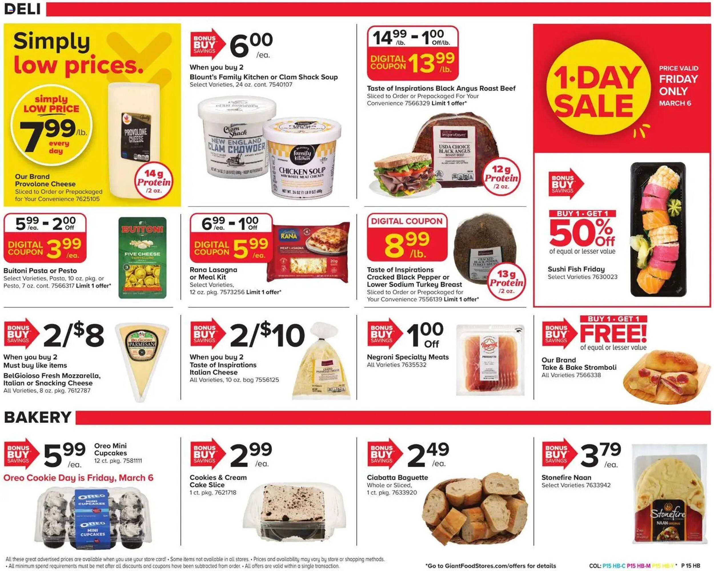 GIANT weekly ad