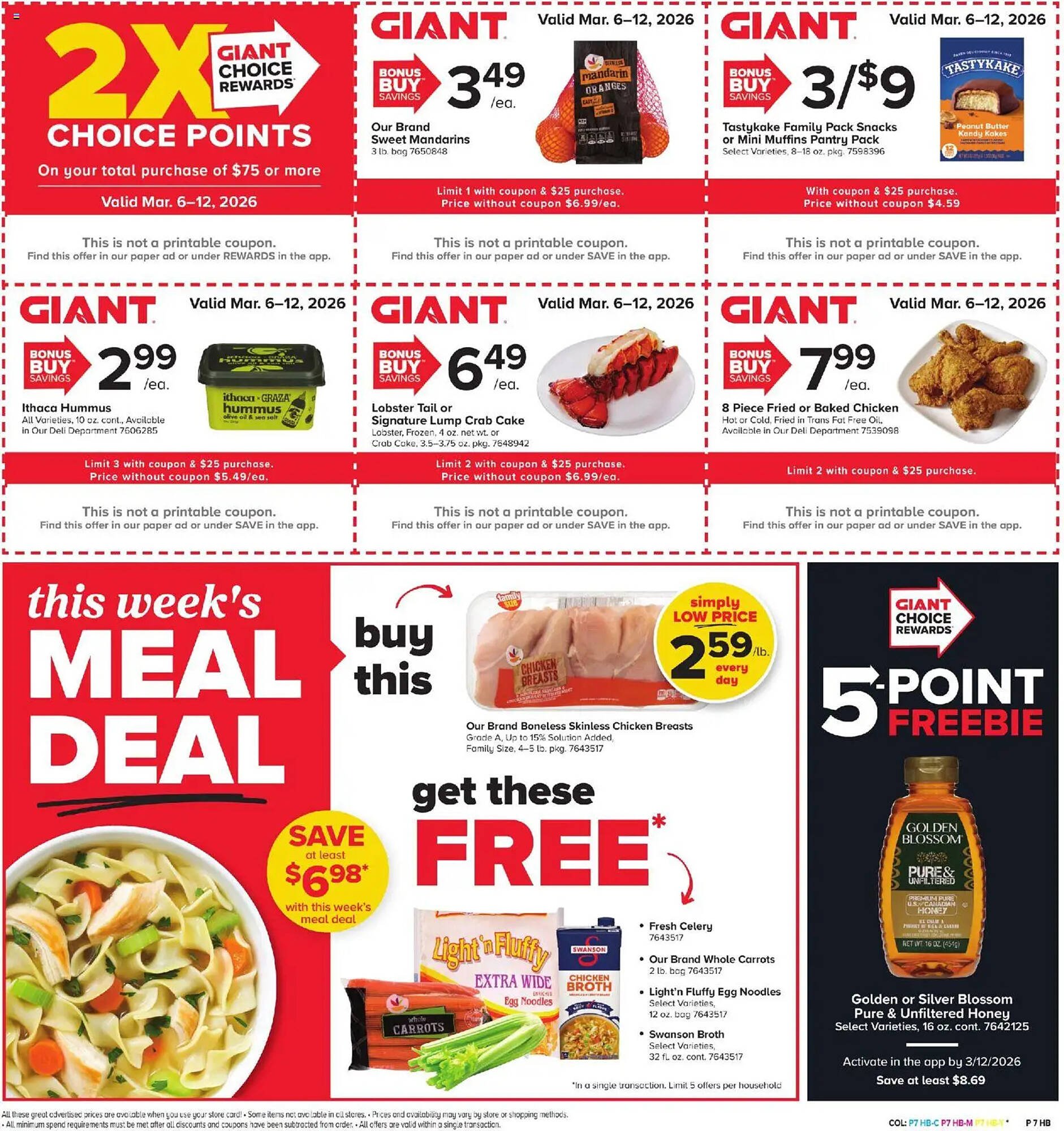GIANT weekly ad