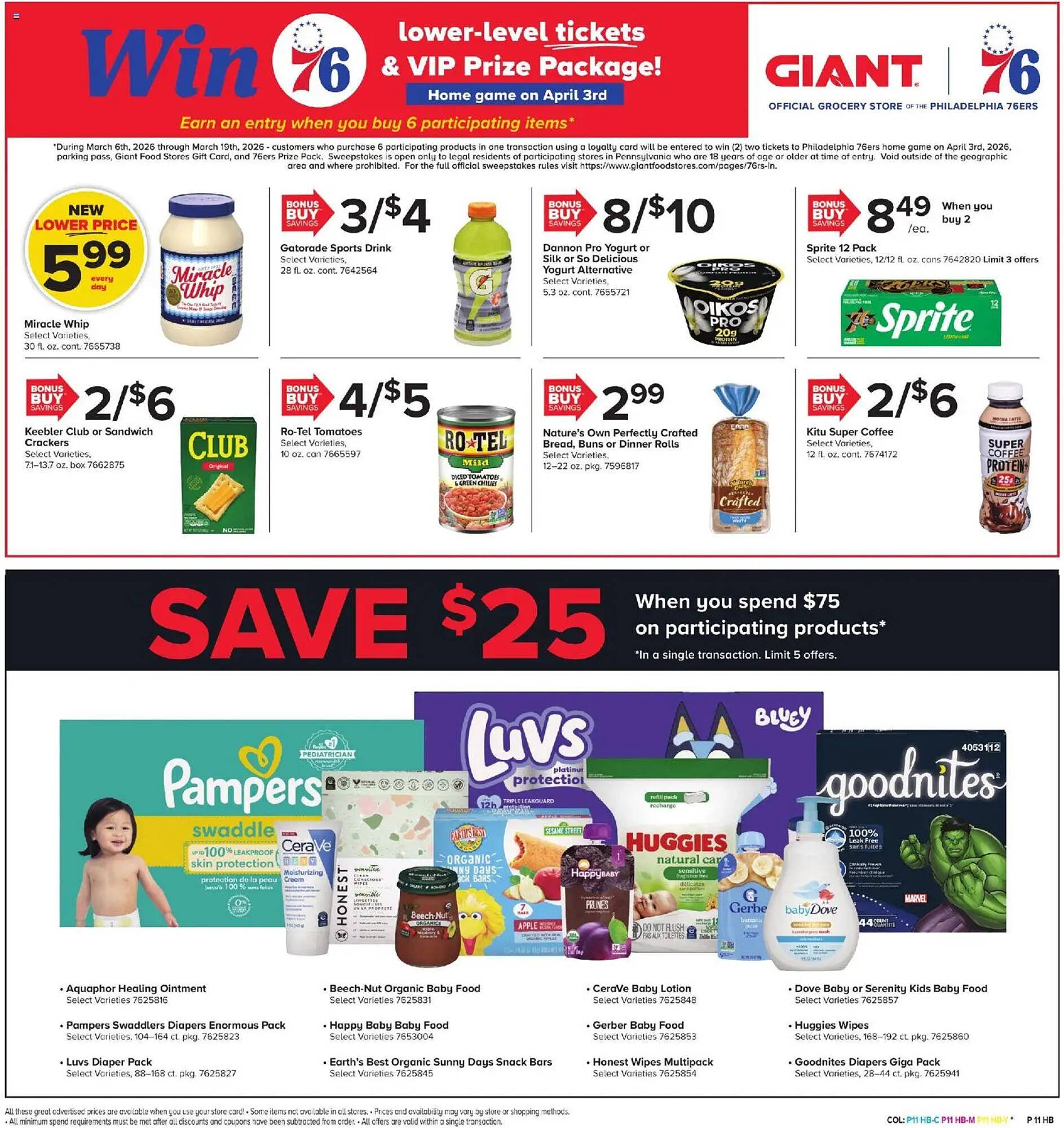 GIANT weekly ad