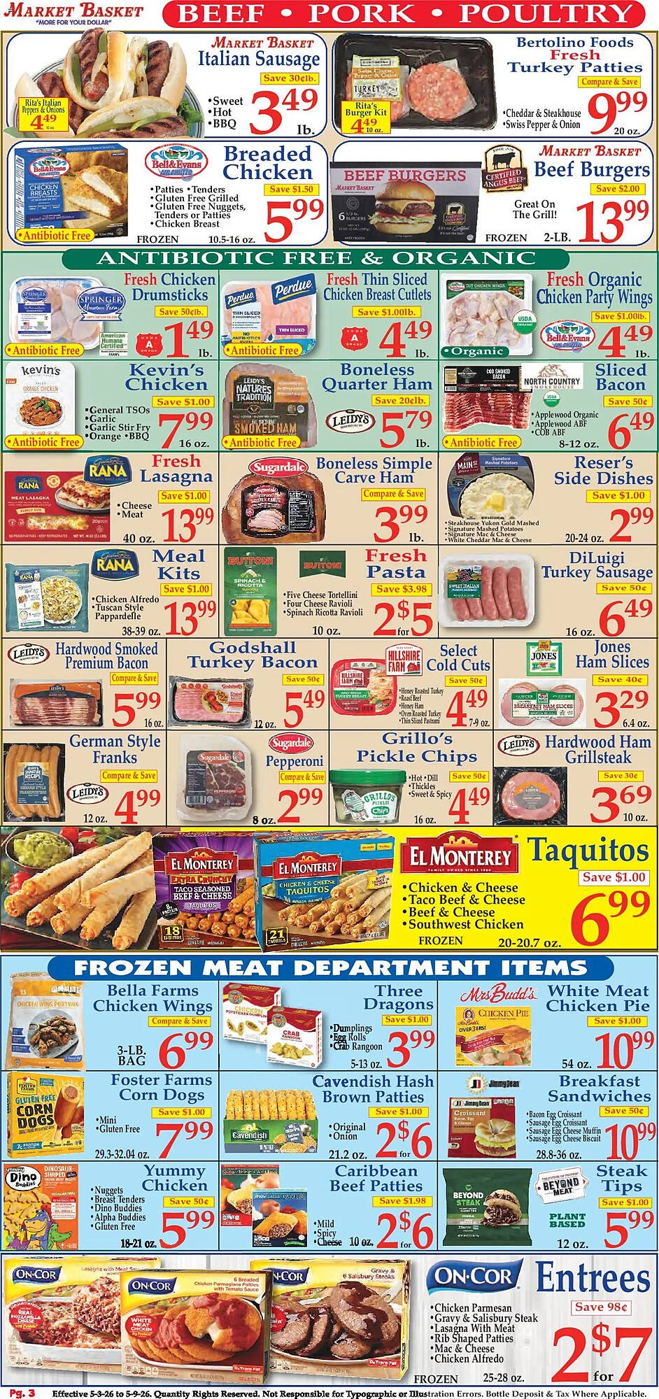 Market Basket weekly ad