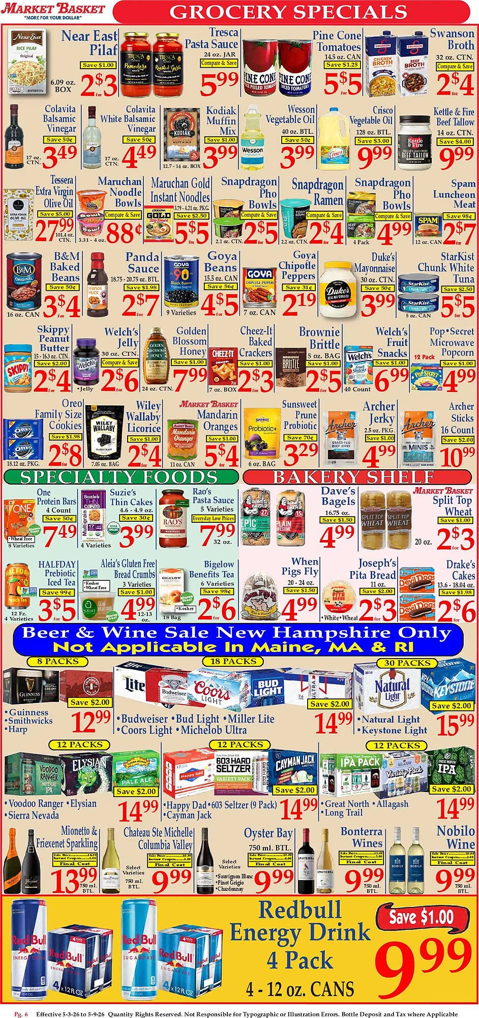 Market Basket weekly ad
