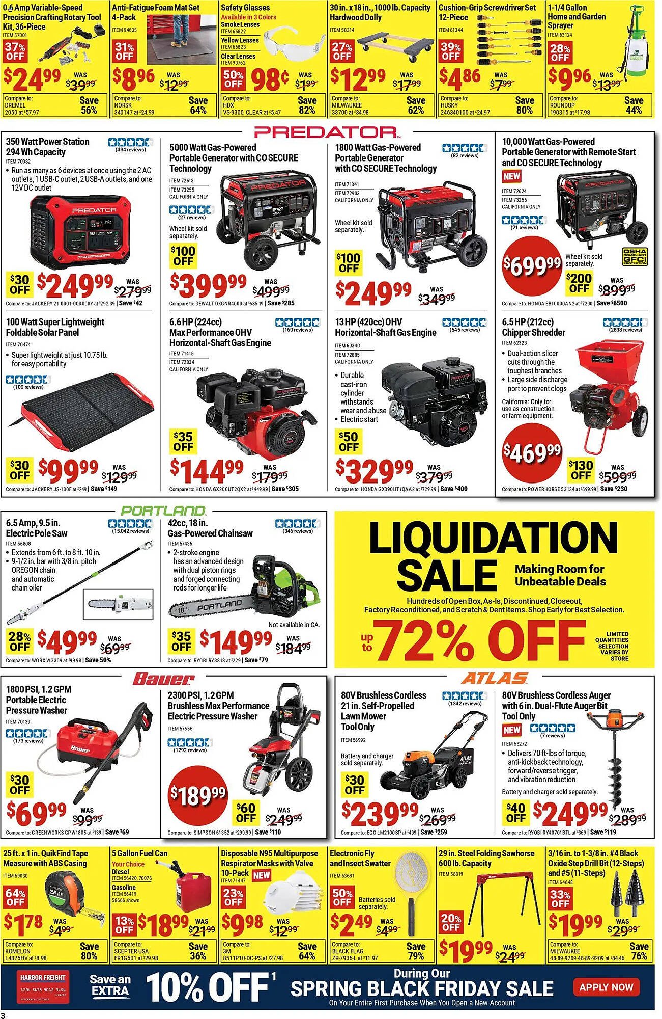 Harbor Freight Tools weekly ad