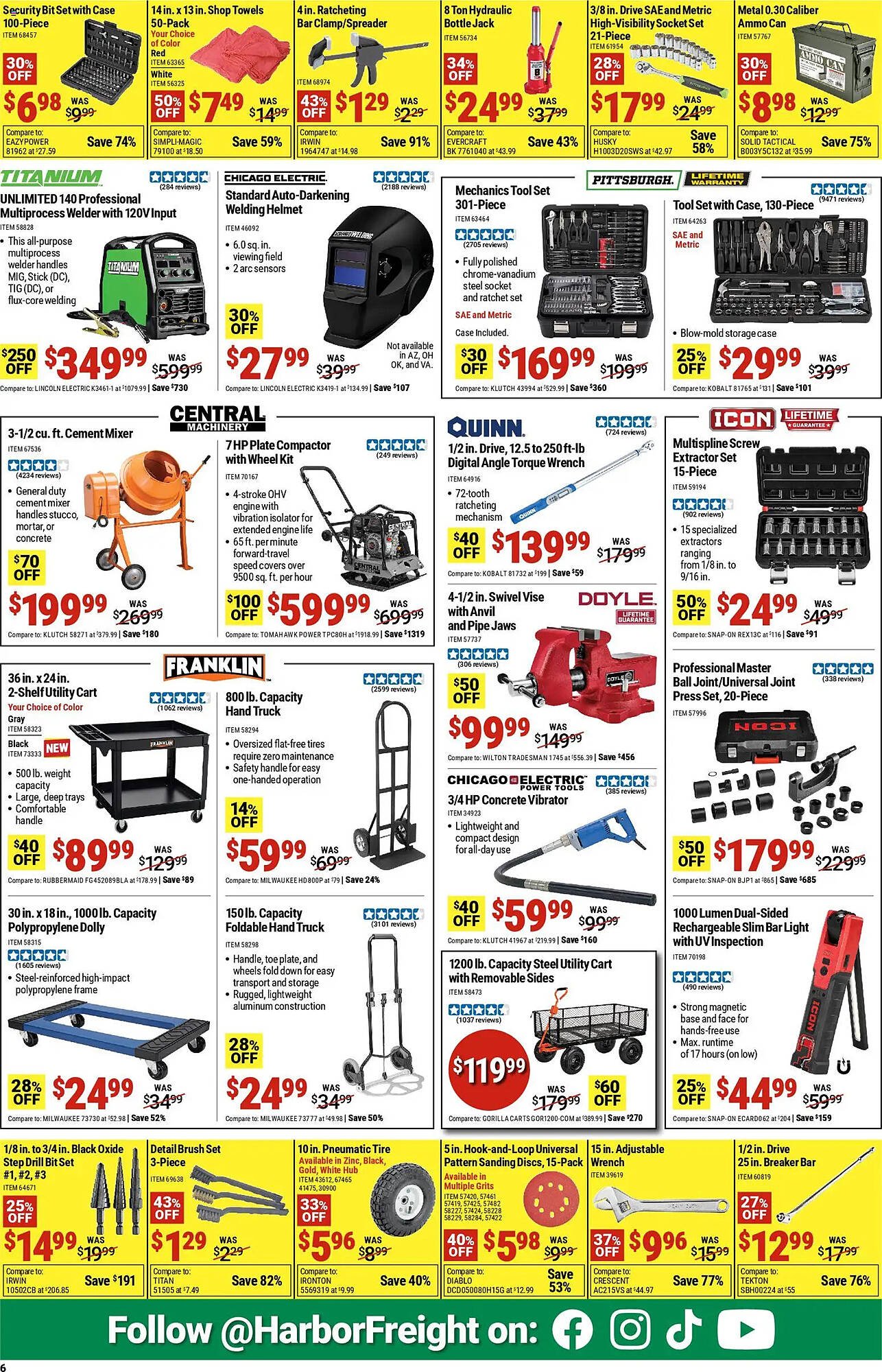 Harbor Freight Tools weekly ad