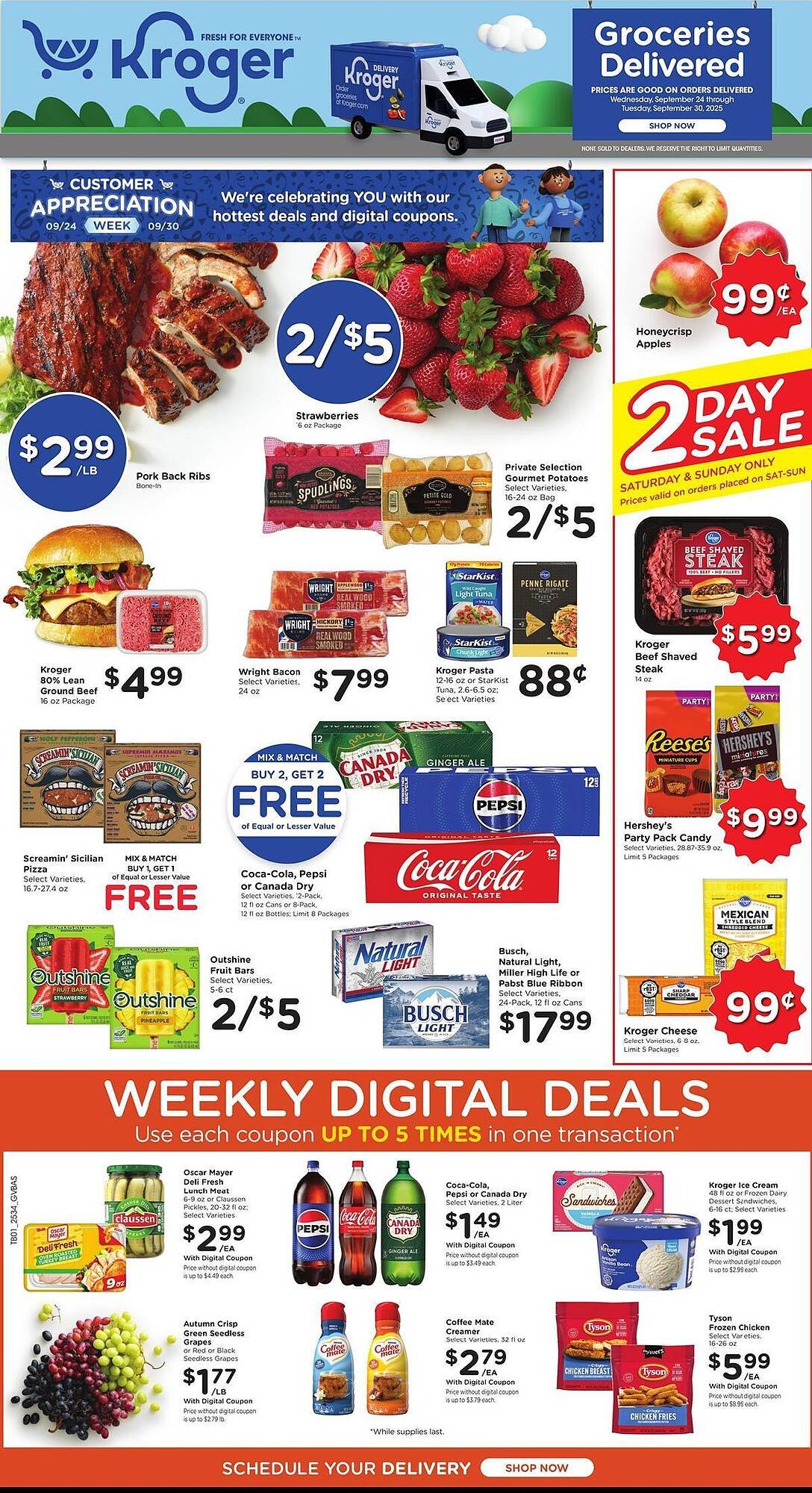 Kroger weekly ad (2025-09-24 - 2025-09-30) | 1