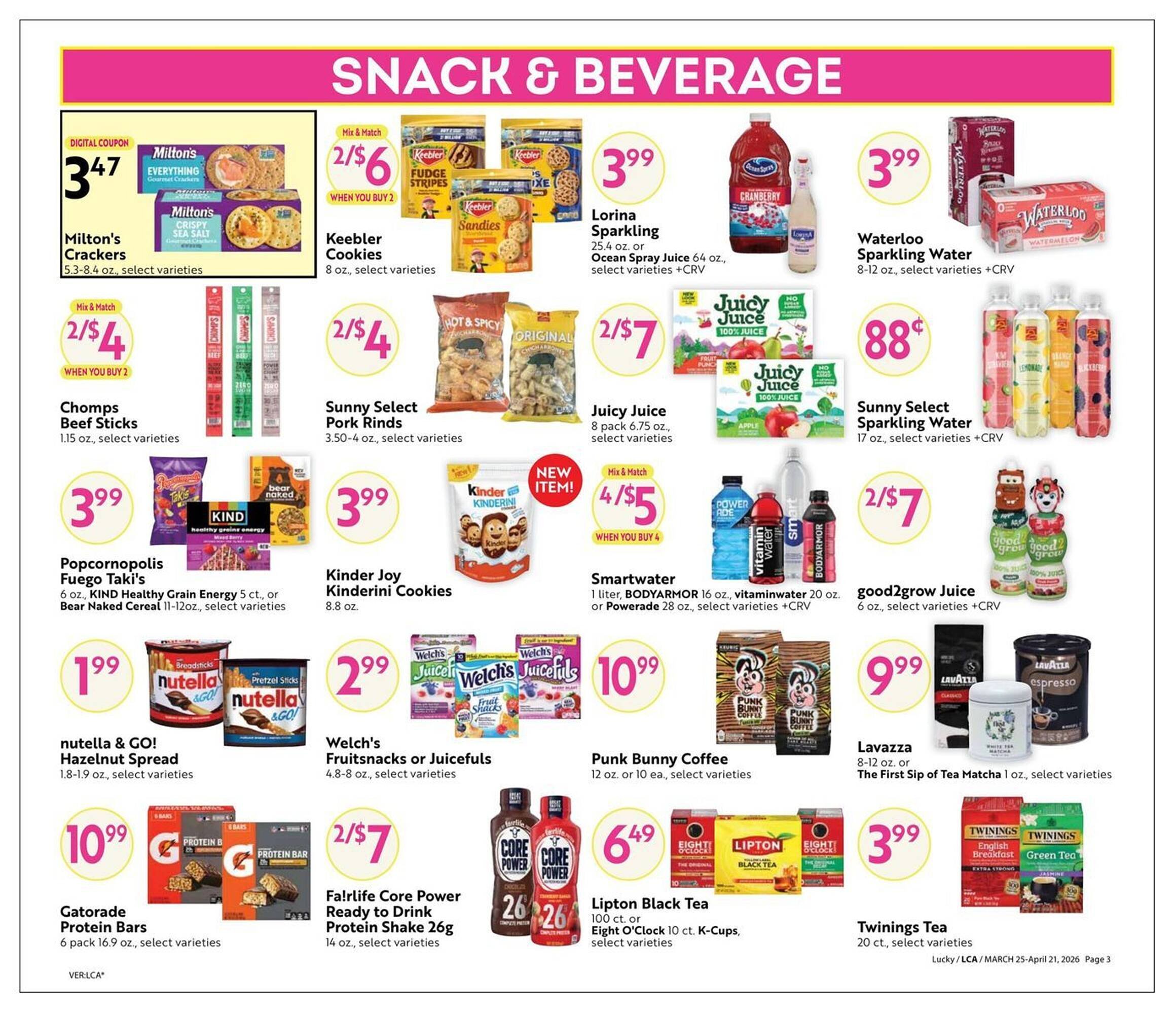 Lucky Supermarkets weekly ad