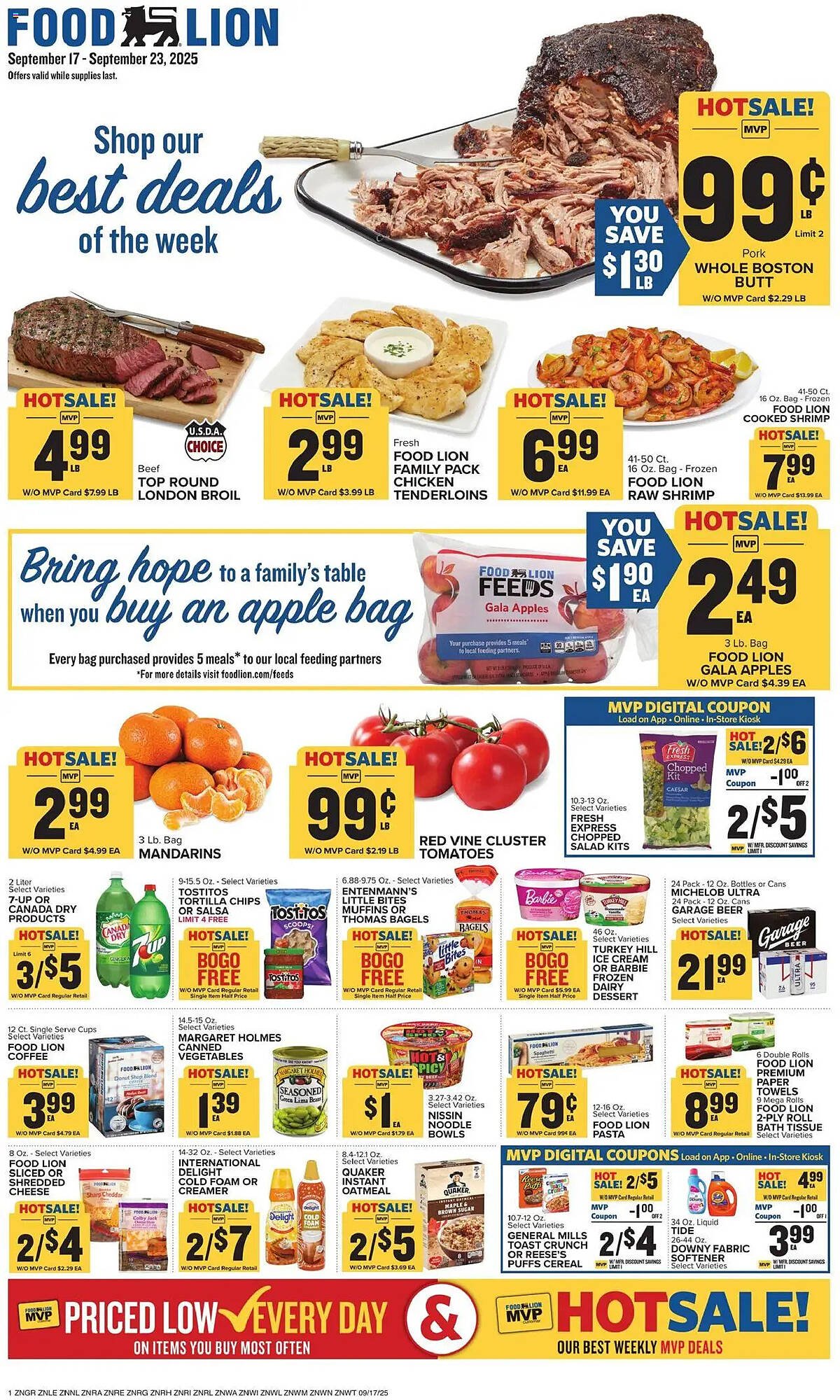 Food Lion weekly ad (2025-09-17 - 2025-09-23) | 1
