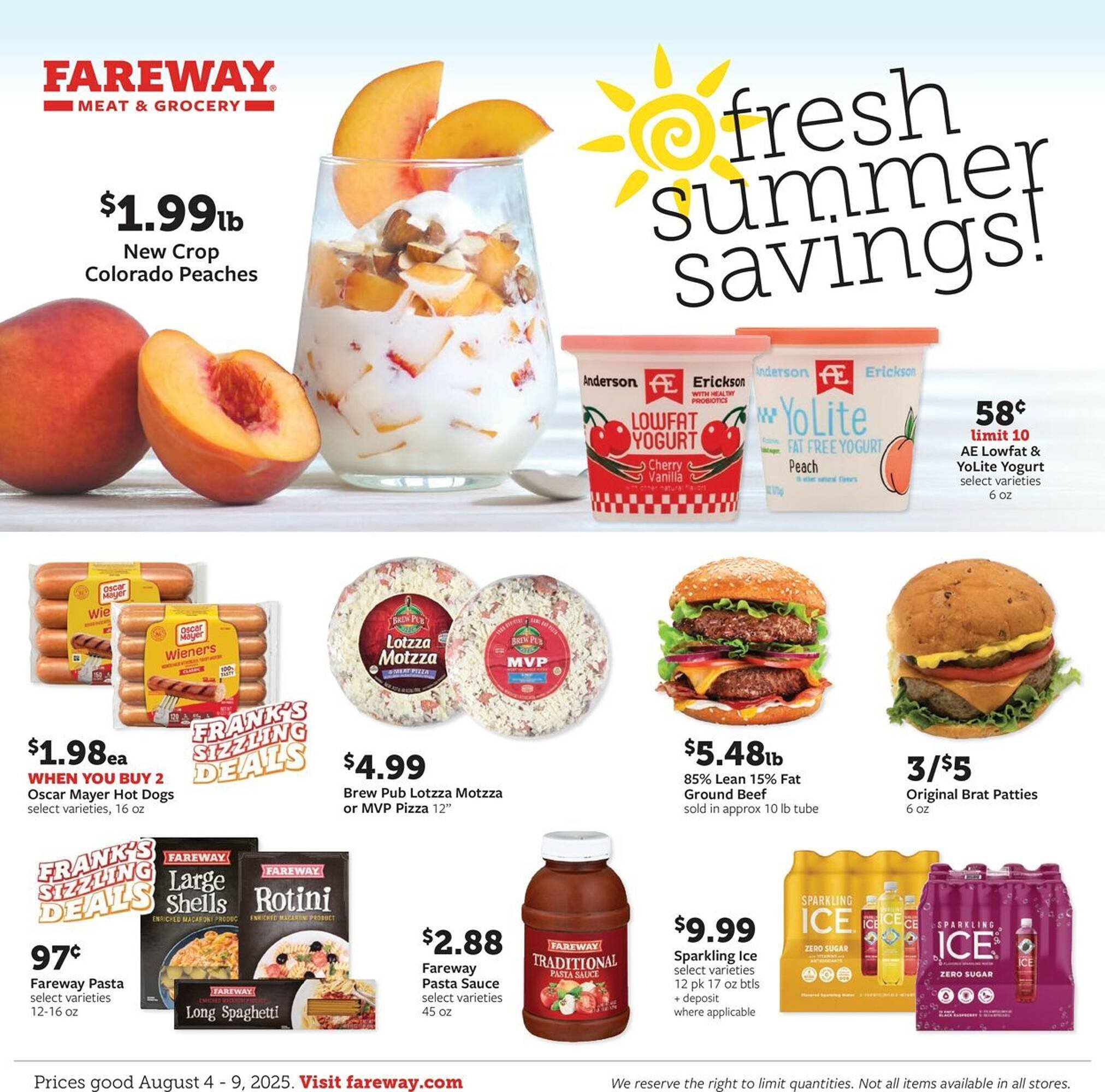 Fareway Weekly Ad (2025-08-03 - 2025-08-09) | 1