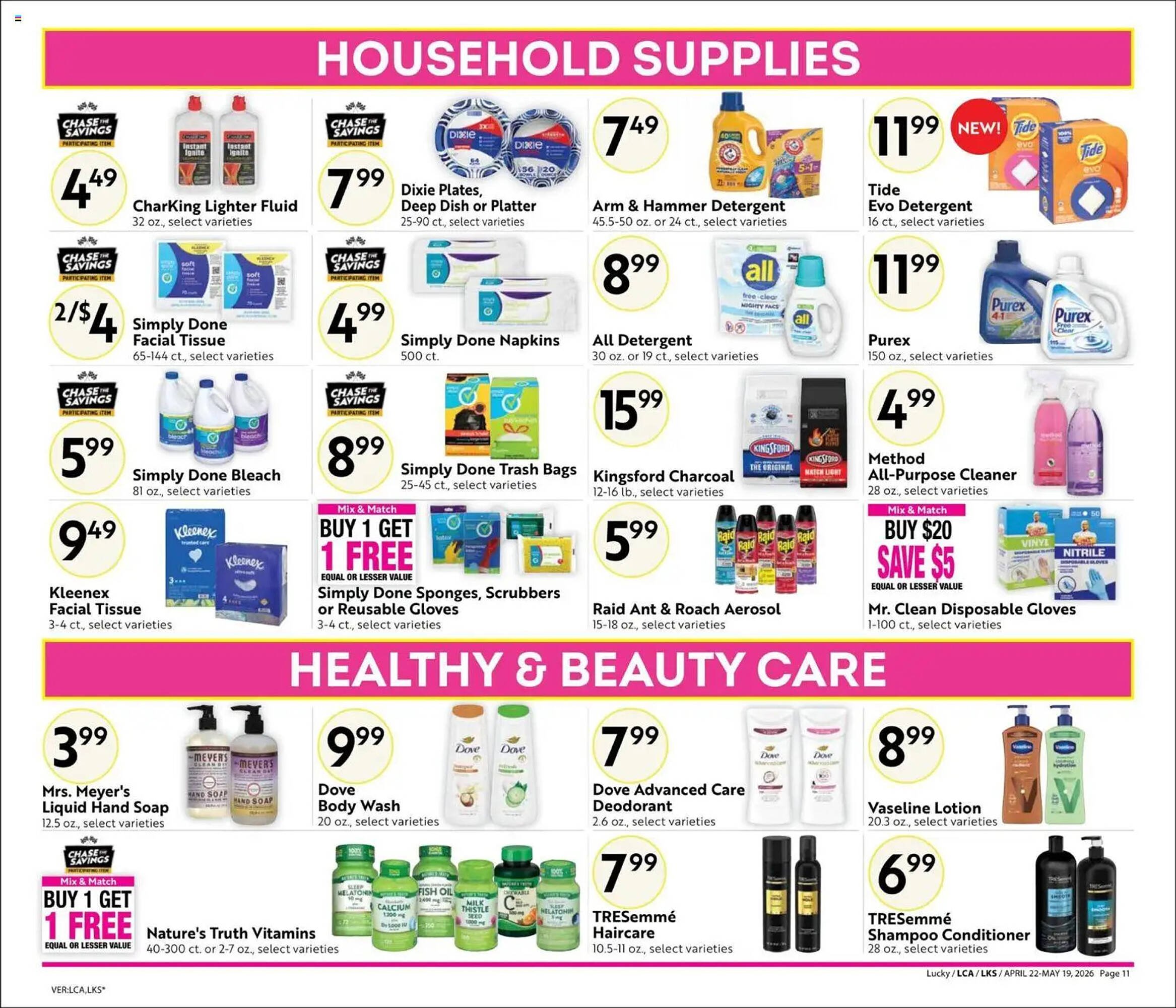 Lucky Supermarkets weekly ad
