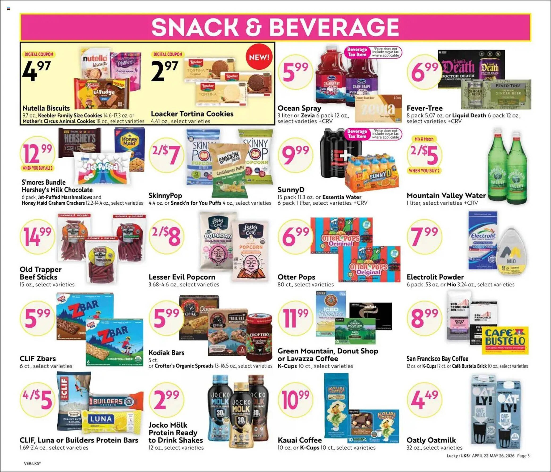 Lucky Supermarkets weekly ad